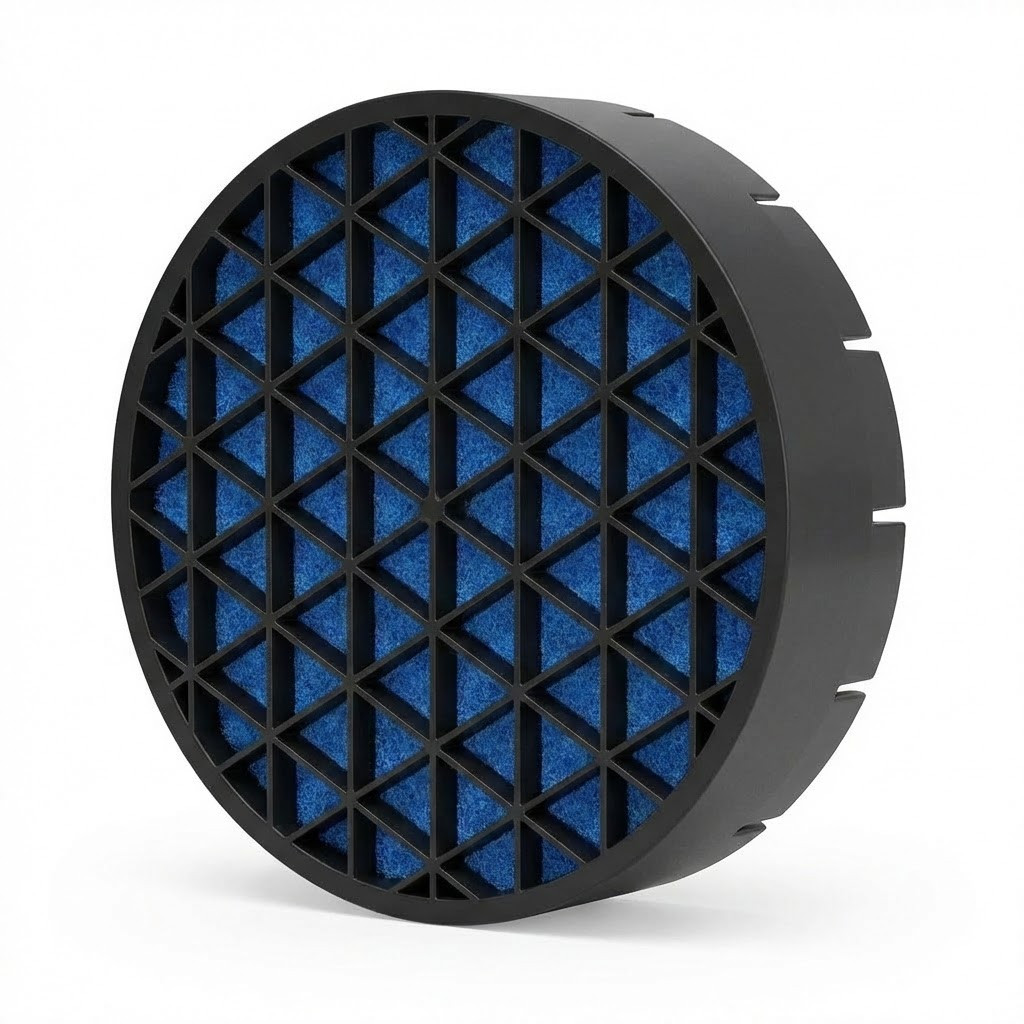 Filter for External Mining Air Cooling with Inline Fan, 6-Inch Dust Filter