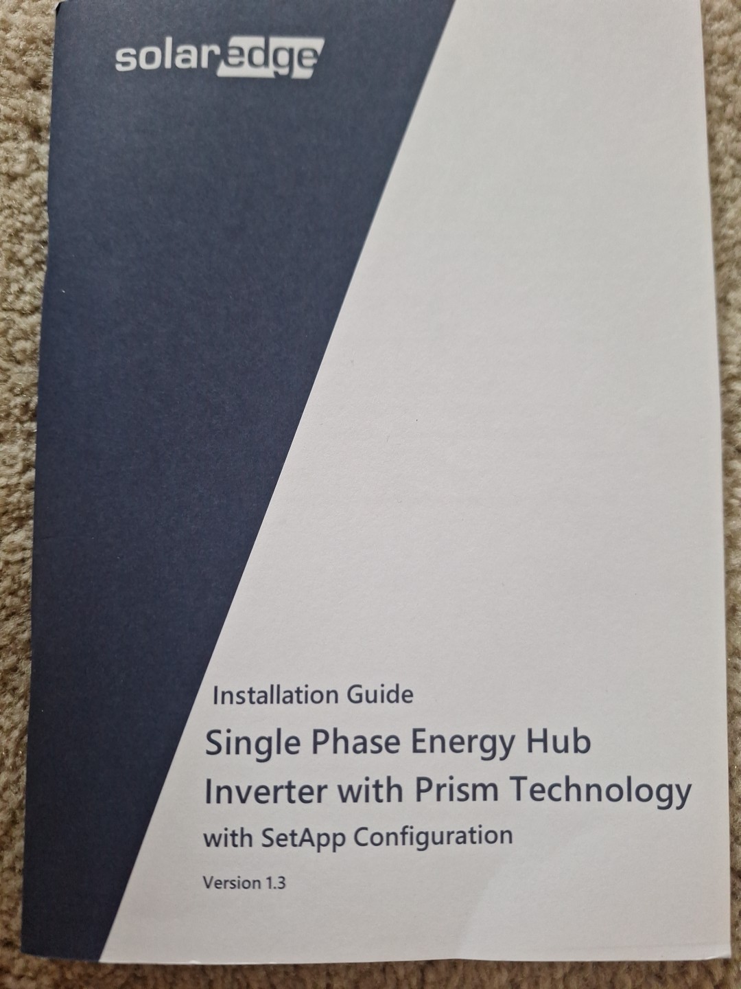 Solaredge Inverter 6000H-USS3BBC14