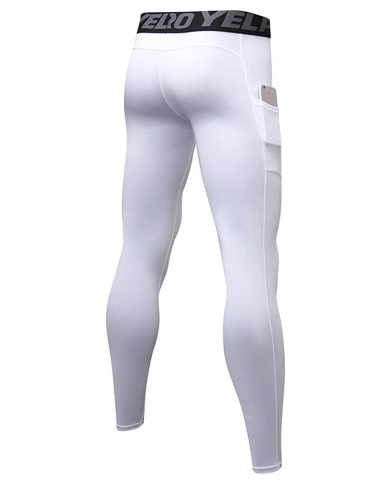 SPVISE 2 or 3 Pack Compression Pants Men Running Leggings Workout Base Layer ...