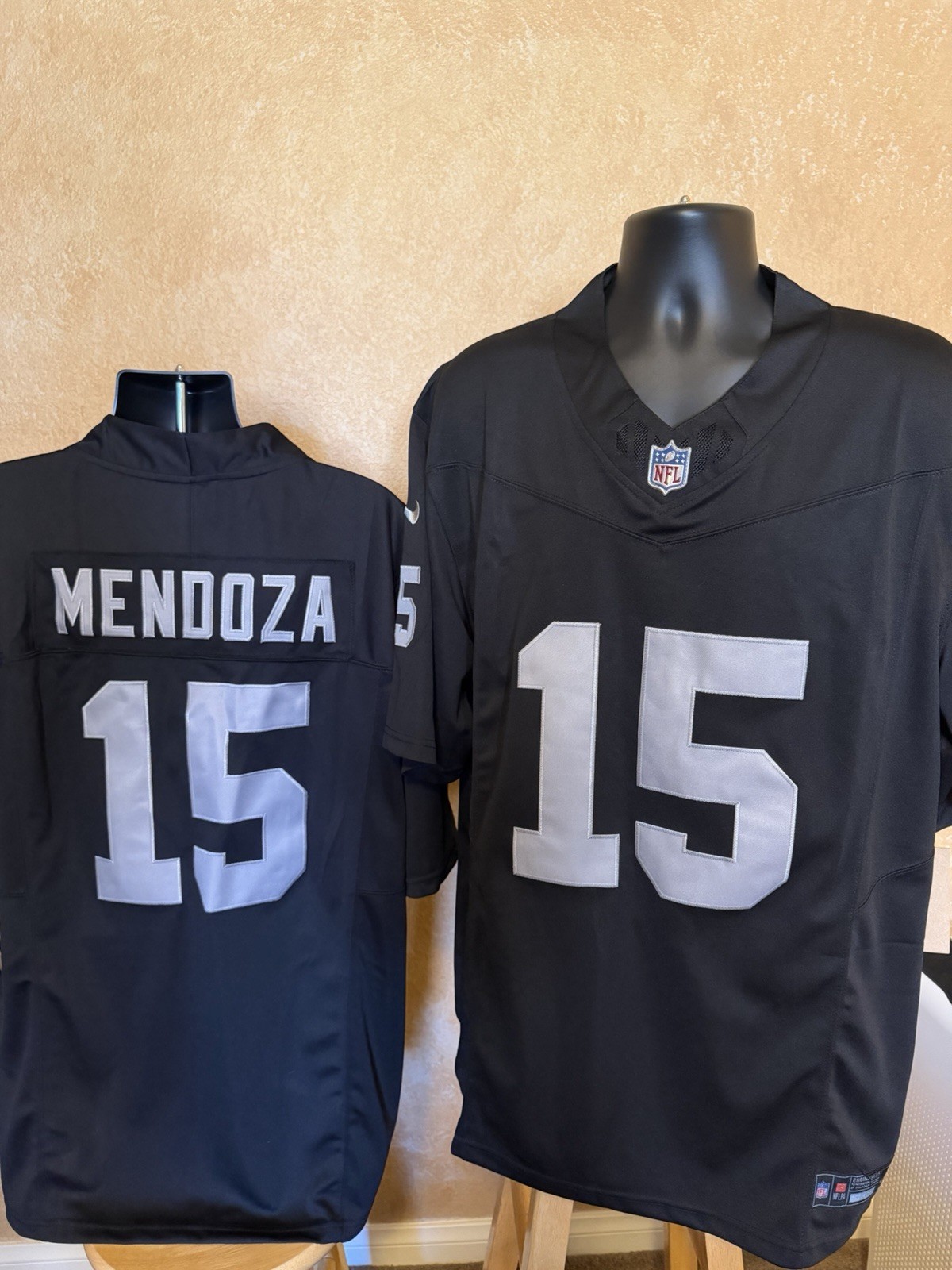 Fernando Mendoza  Black Raider Jersey Stitched Men’s Extra Large