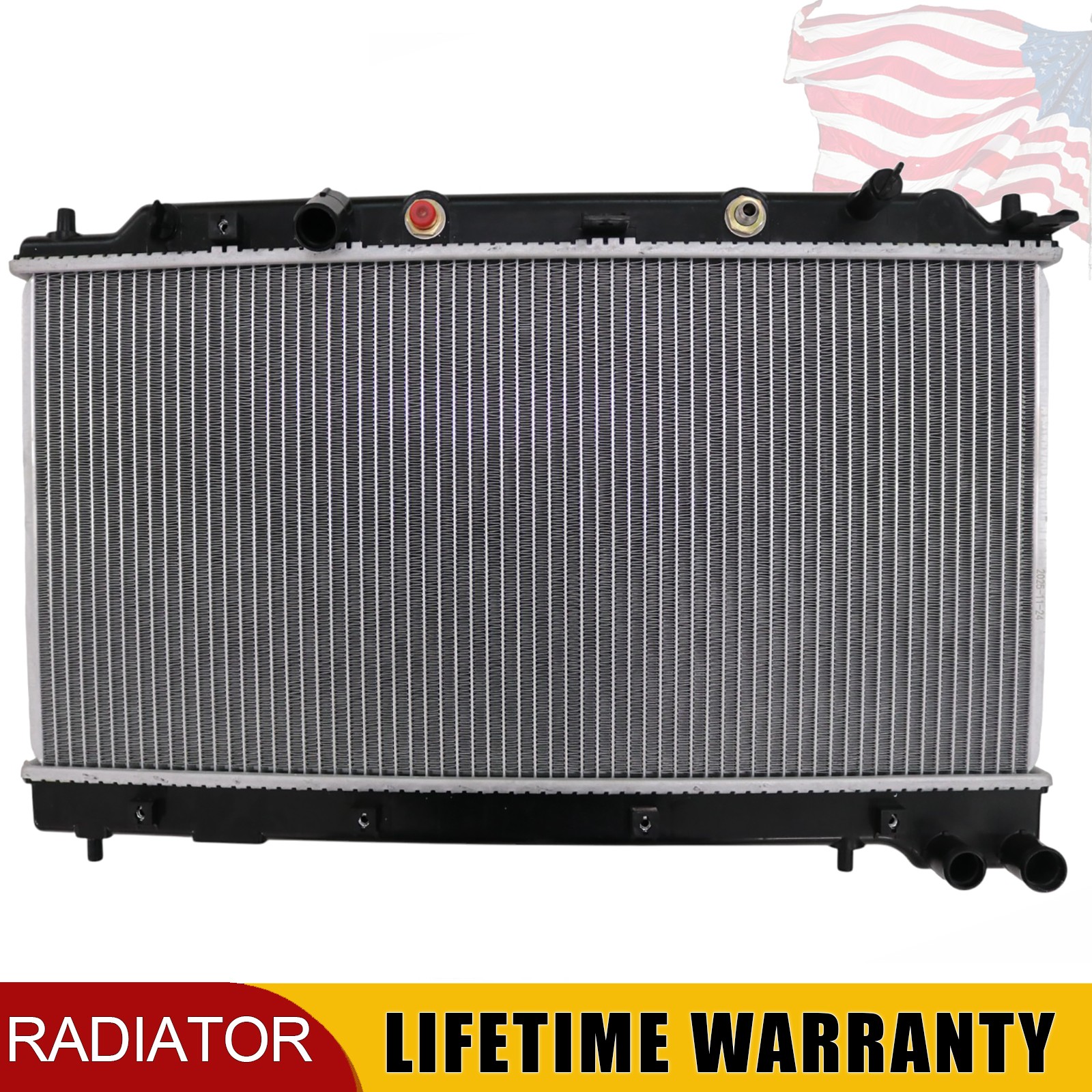 New Radiator w/ Transmission Oil Cooler for Honda Fit 2007-2008 Automatic trans.