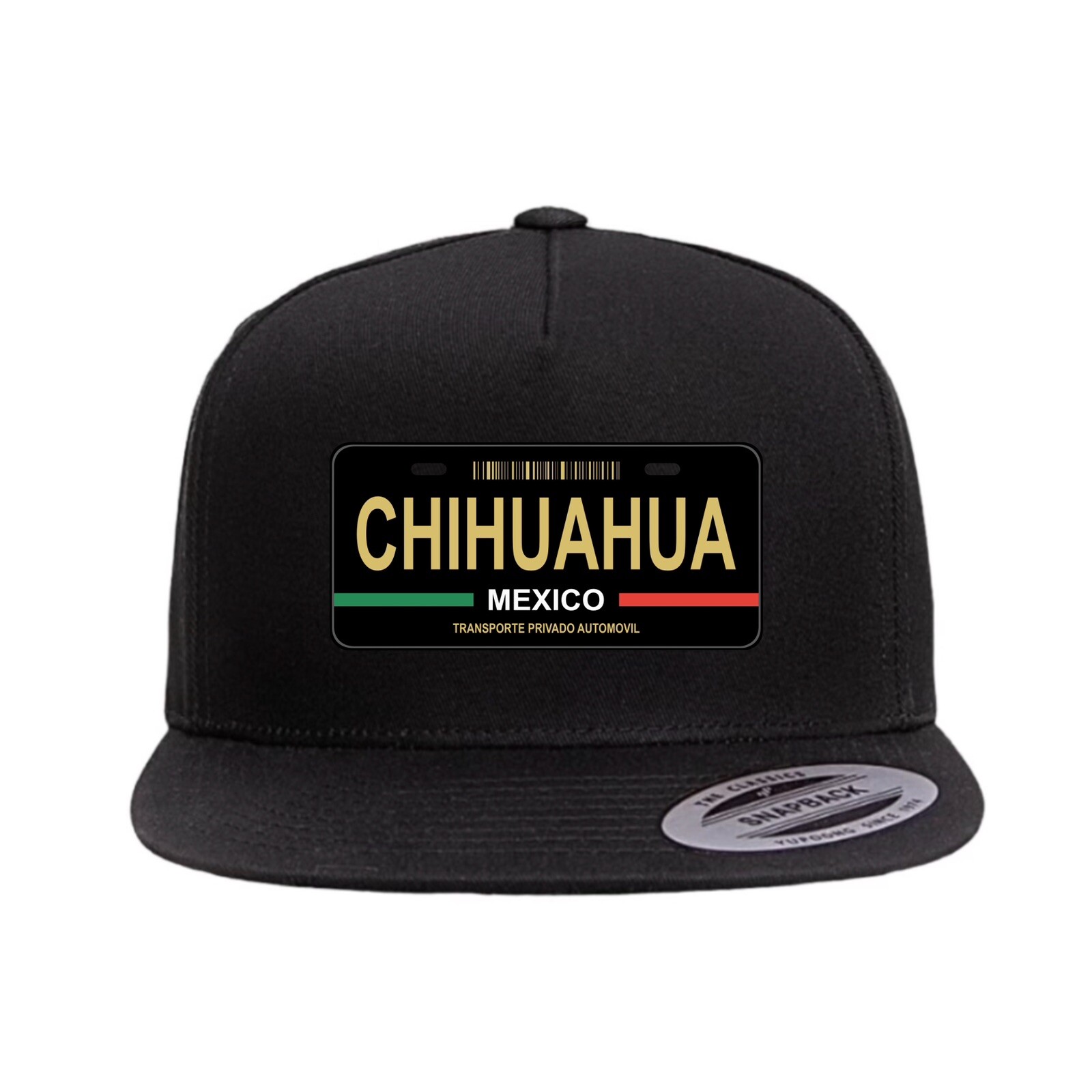 Chihuahua Mexico Placa #2 Snapback Hat, Trucker Cap, Custom Hat UNISEX