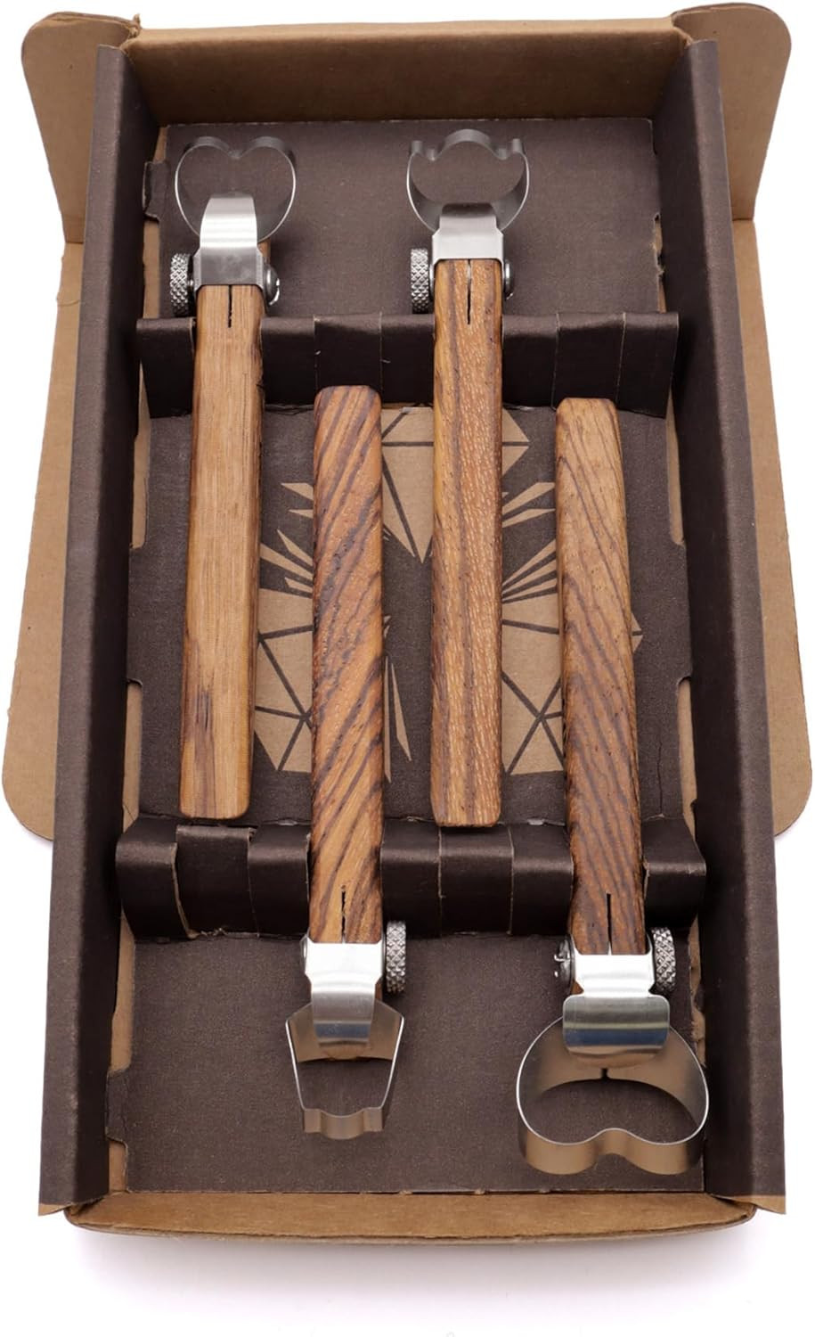 Handheld Clay Extruder Tool Set - 4 Variety Pottery Sculpting Tools