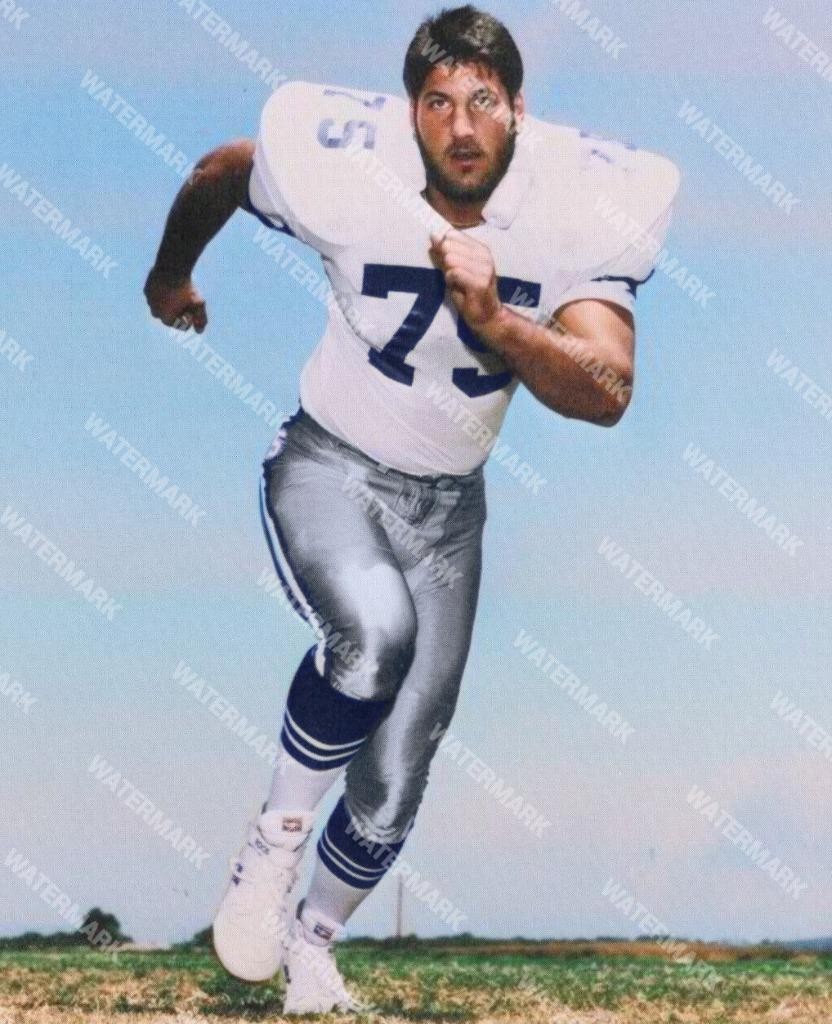 GW602 Phil Pozderac Dallas Cowboys 8x10 11x14 16x20 Colorized Photo