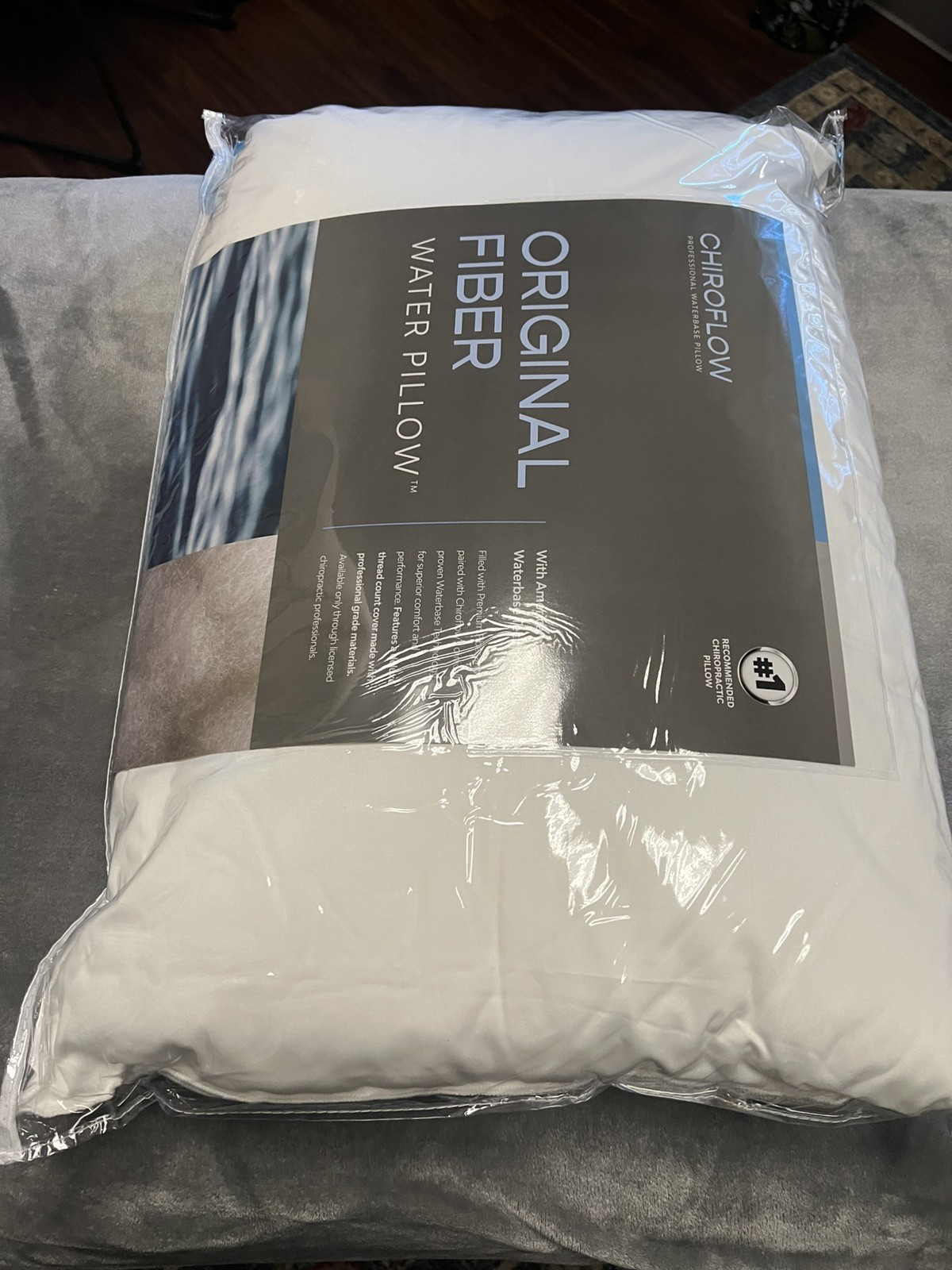 Chiroflow Original Fiber Water Pillow 20" in. x  28" in. New