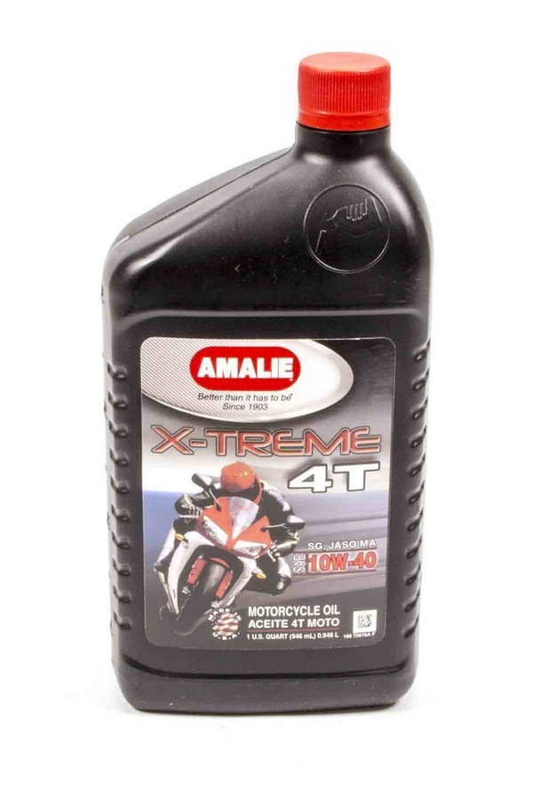 Amalie Motor Oil - X-treme 4T - 10W40 - Conventional - 1 qt - Motorcycles - Each