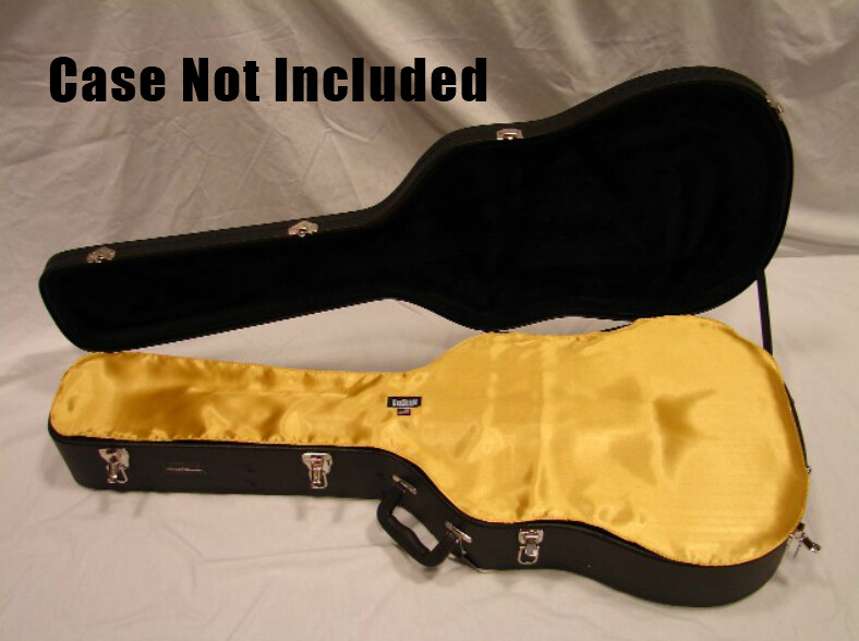 "AxeShield HD" Satin Protection Shroud ATTACHES To DREADNOUGHT ACOUSTIC Case
