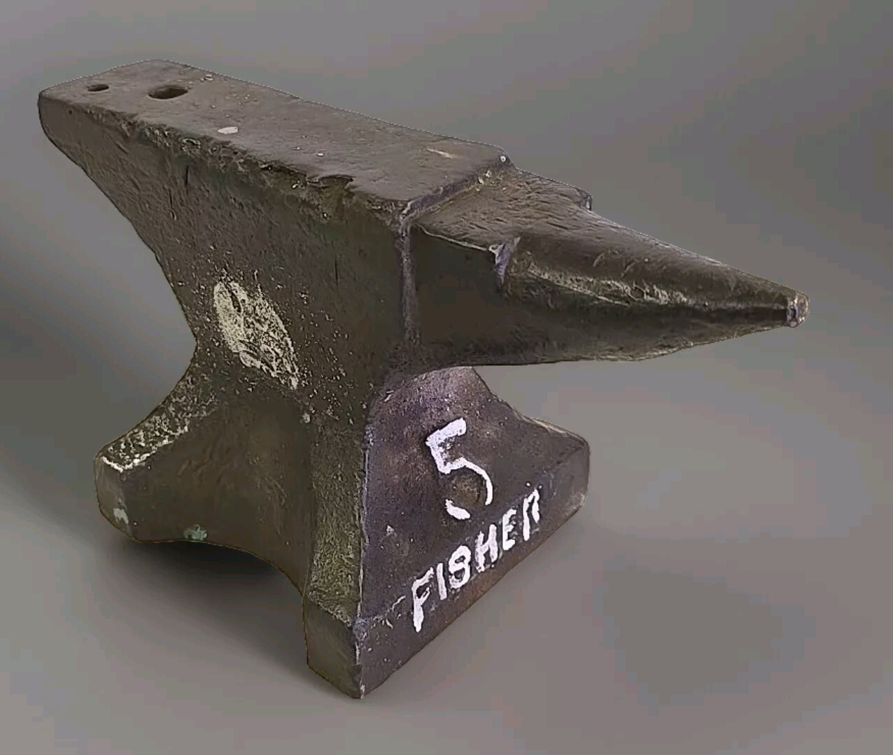 Antique 1886 Fisher Eagle No. 5 Blacksmith Anvil - 48 Lb