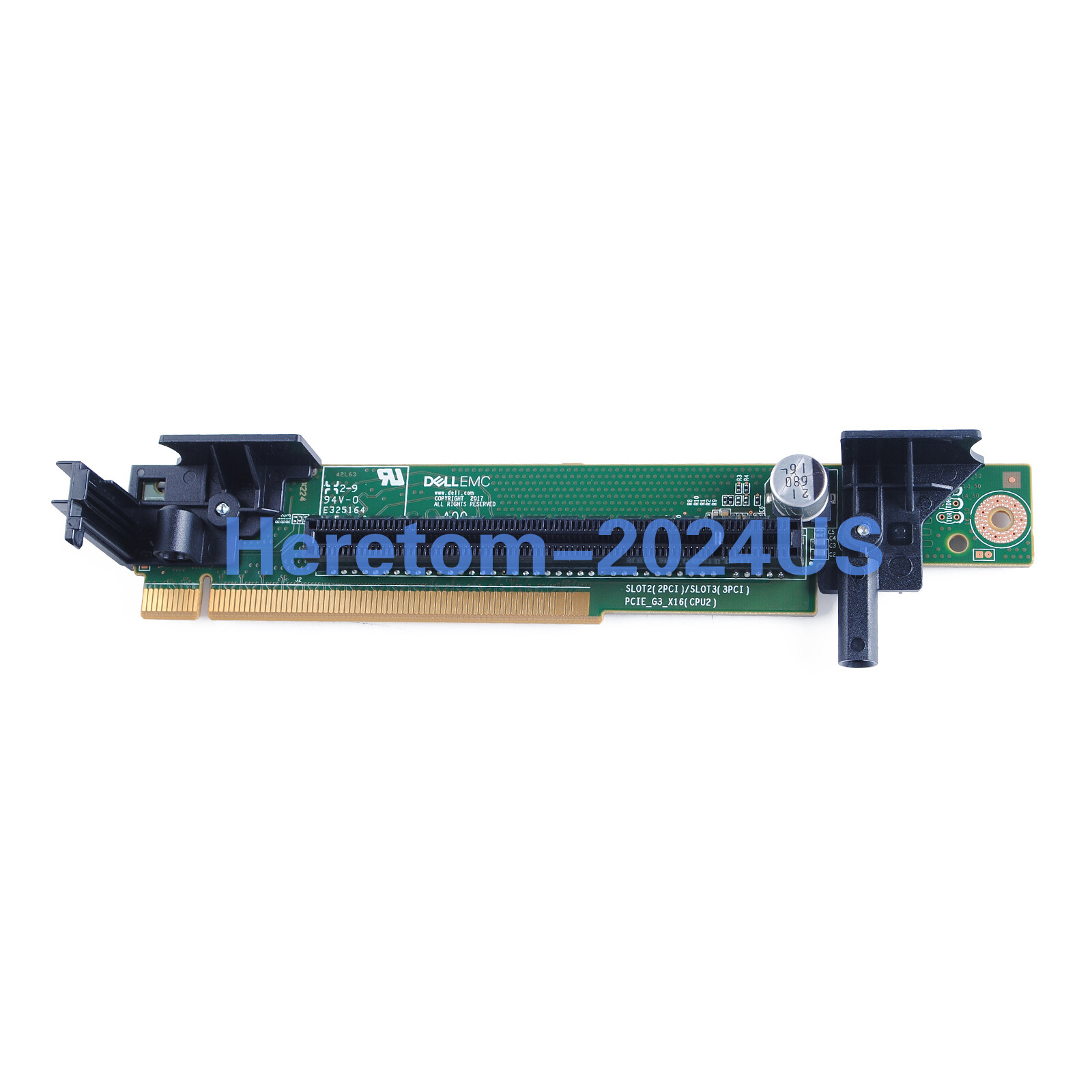New Dell PowerEdge R640 Riser 2 Card PCI-E X16 for 2nd CPU W6D08 P7RRD US