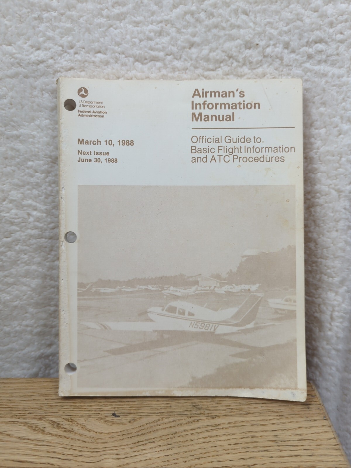 Airman's Information Manual 1988 March FAA