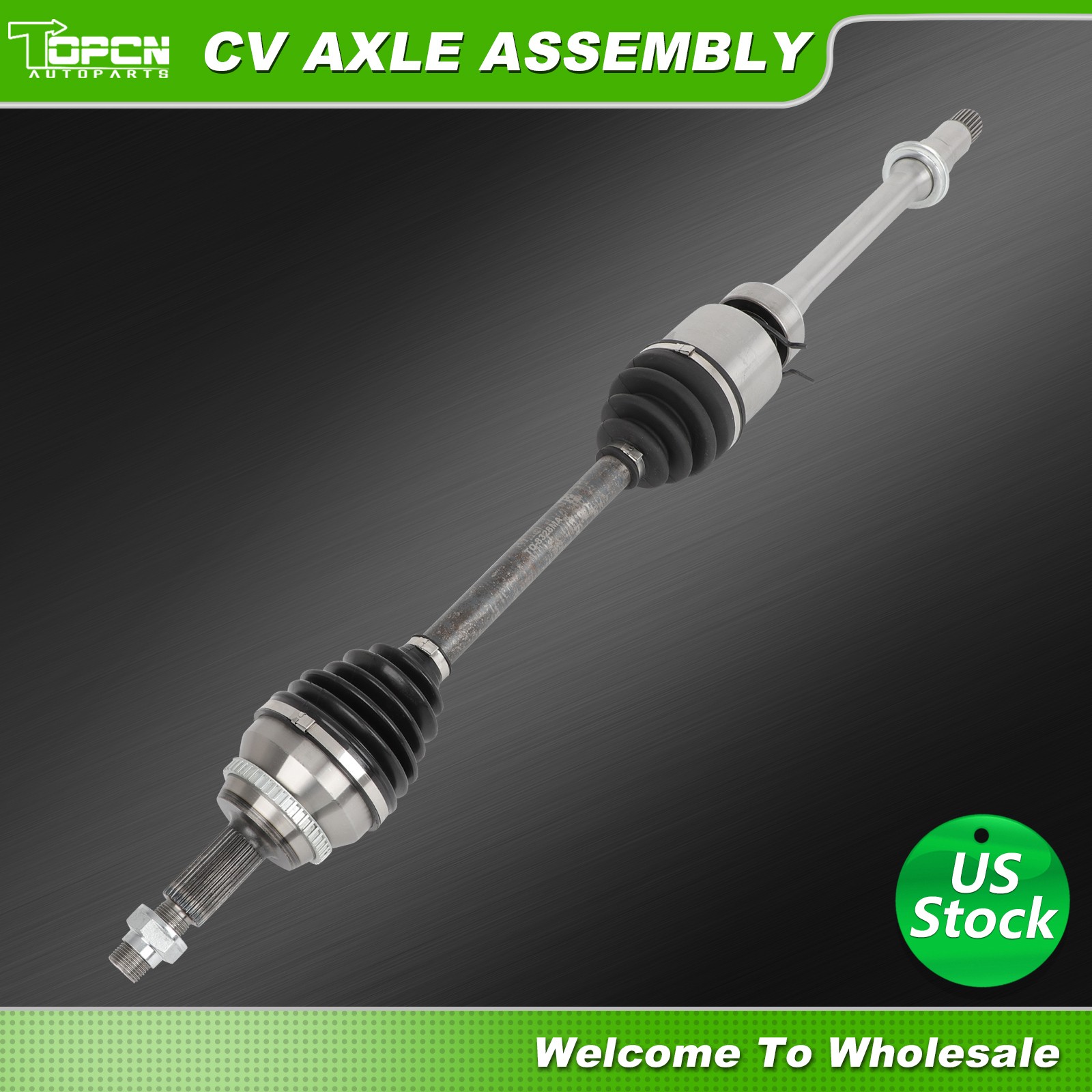 Front Right Side Fit for Toyota for Highlander 2011-2019 L4 2.7L CV Axle Shaft