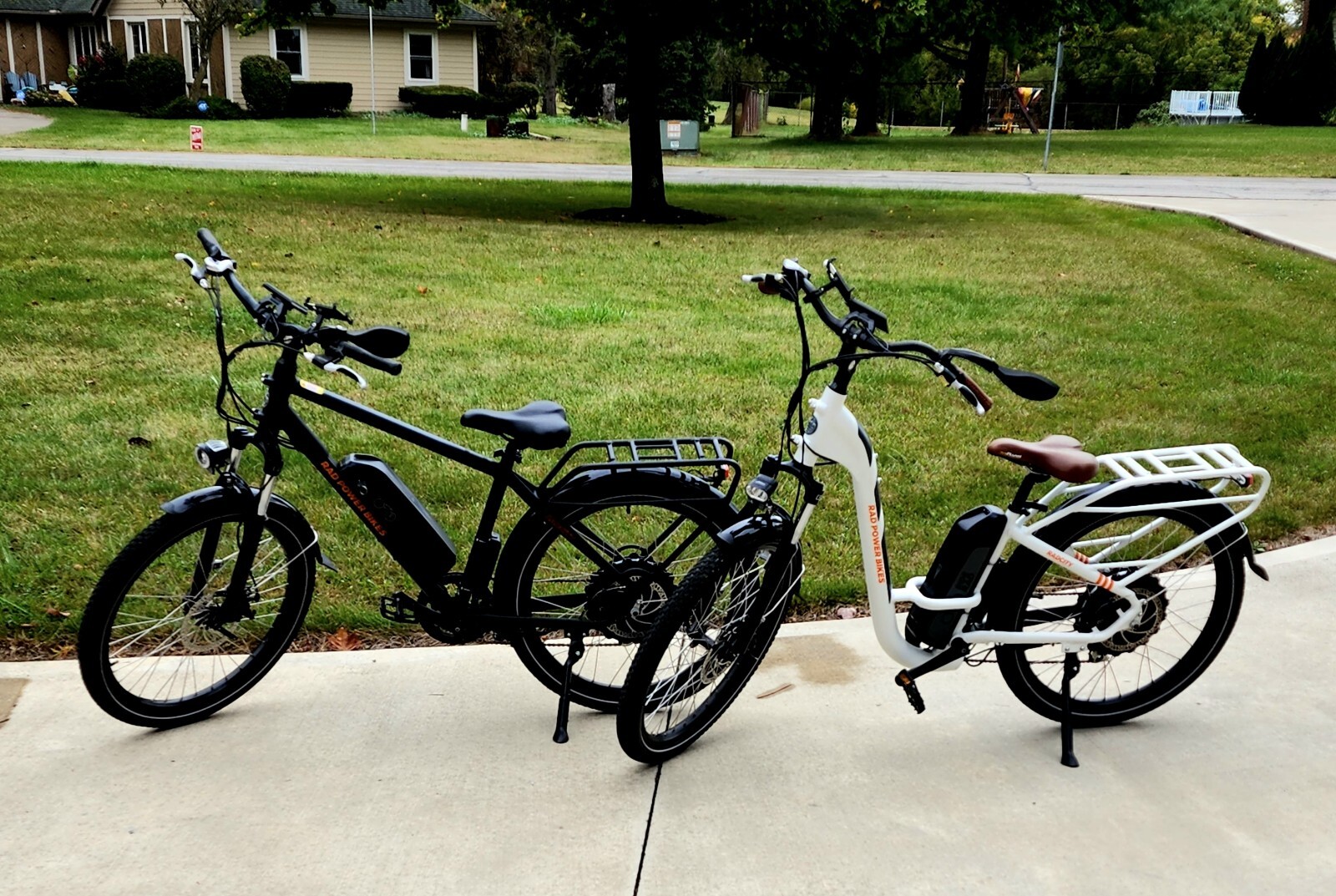 His and Hers RadCity4  Bikes - Virtually NEW!  Includes Carrier, Cover, Misc
