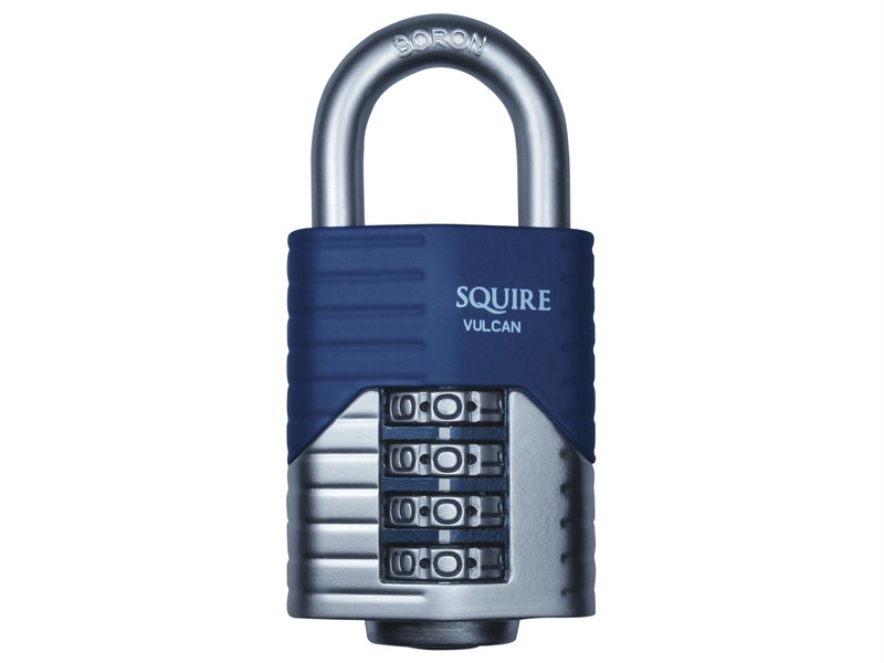 Squire Vulcan Open Boron Shackle Combination Padlock 60mm Boxed HSQVC60BX