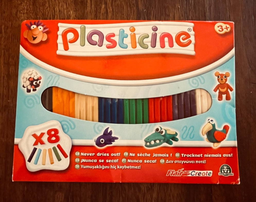 Plasticine sealed Flair Create 8 Colors