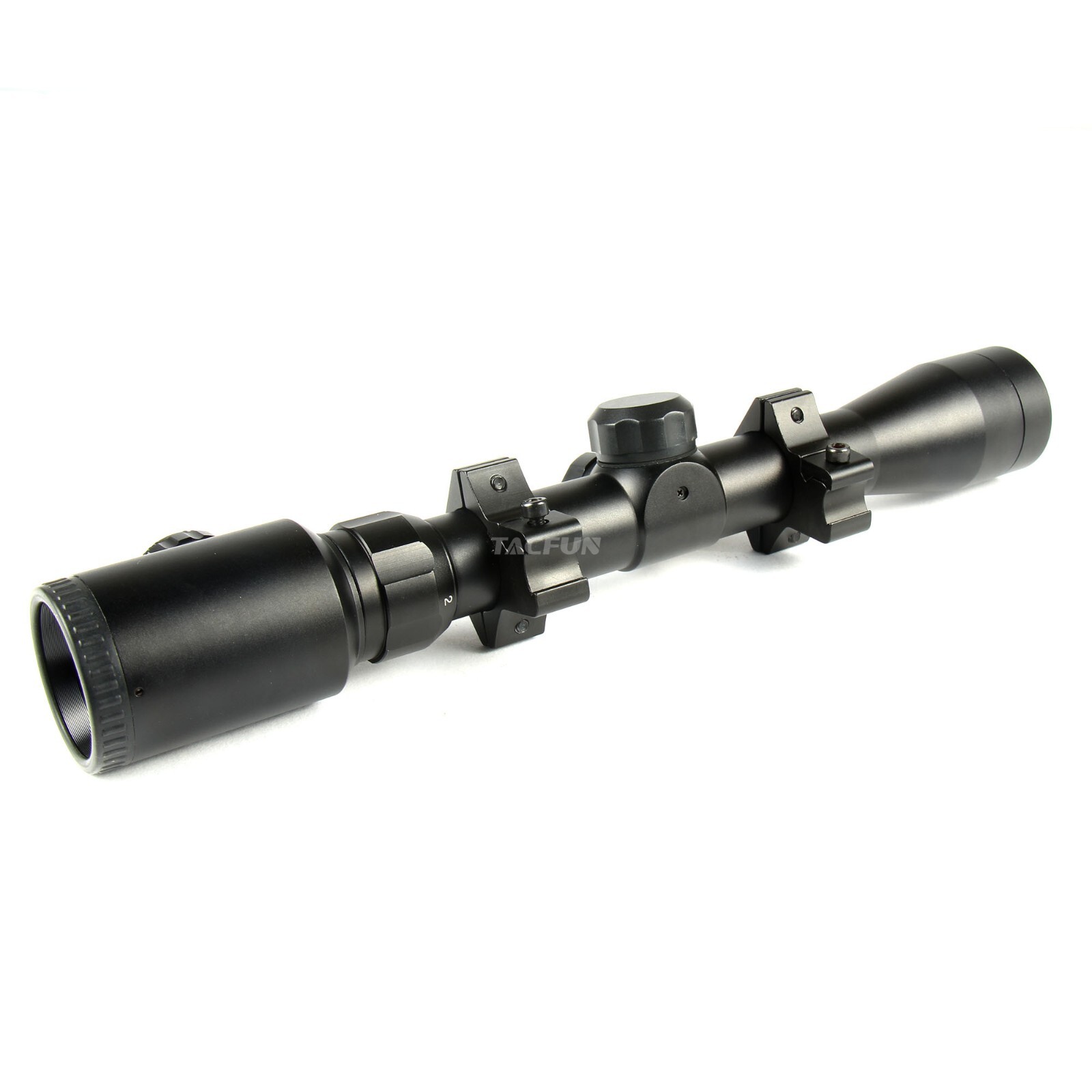 Tactical 2-7x32 Rangefinder Illuminated Scope /w 3/8" Base Dovetail Ring