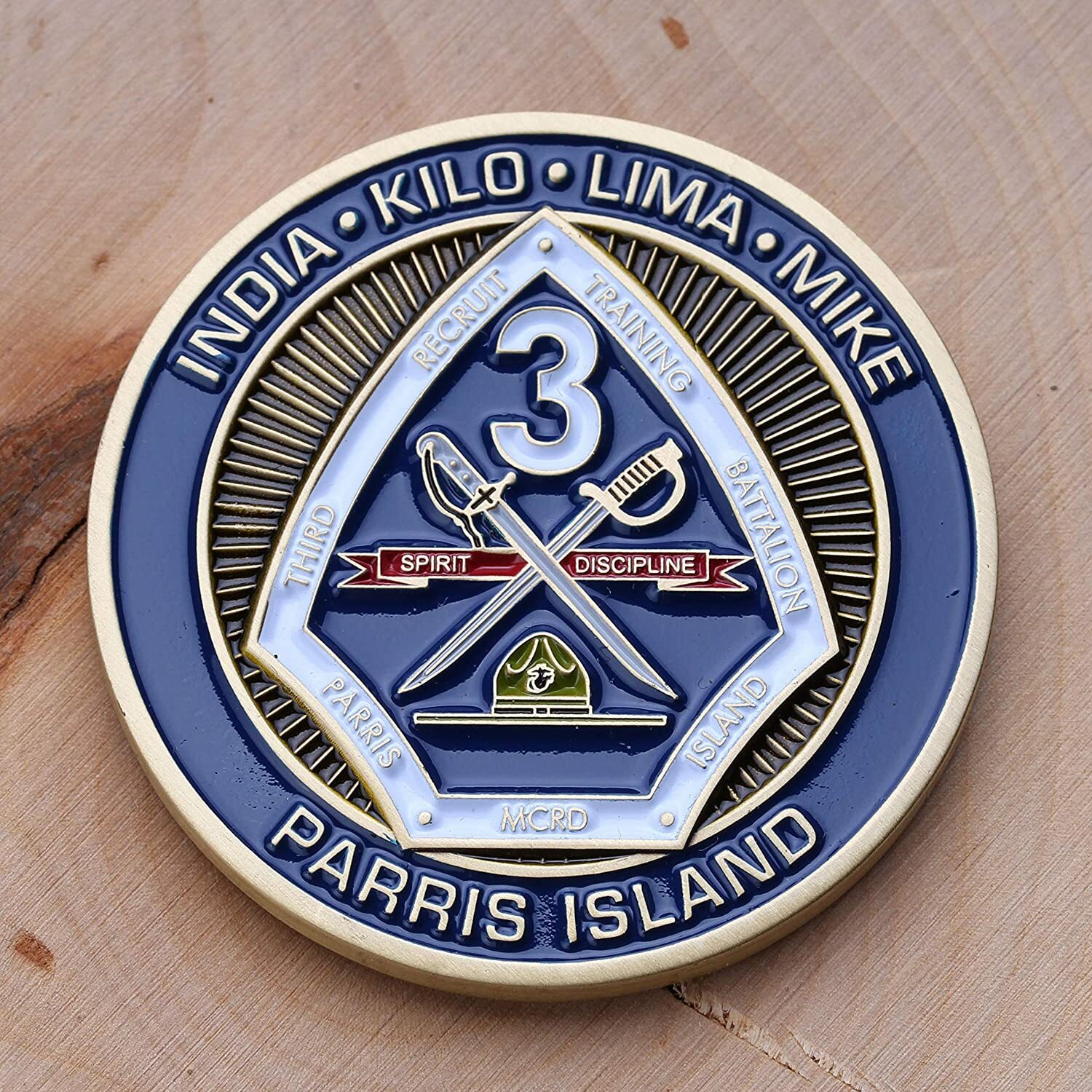 3rd Recruit Training Battalion Parris Island Challenge Coin