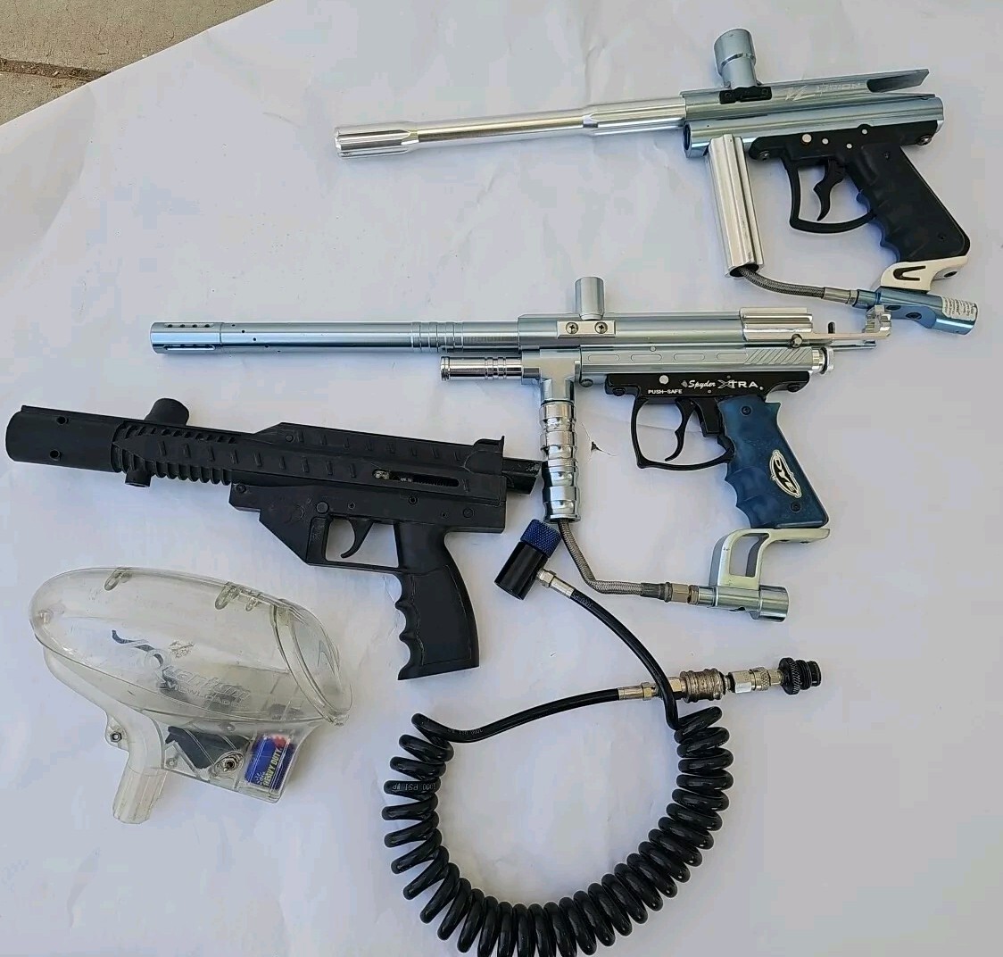 Spyder Xtra, Prion, Stingray, Paintball Guns ~Bundle Untested Sell As Is