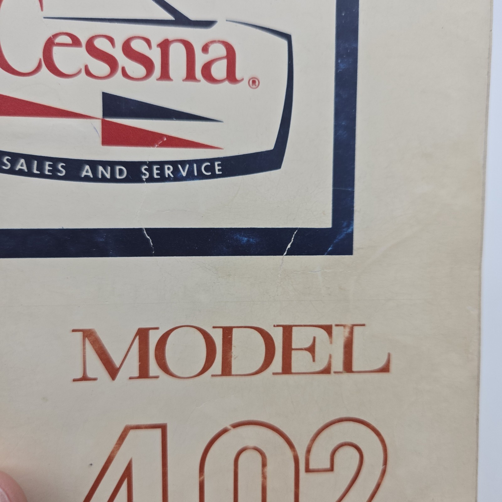 Vintage 1967 Cessna Model 402 Owner's Manual