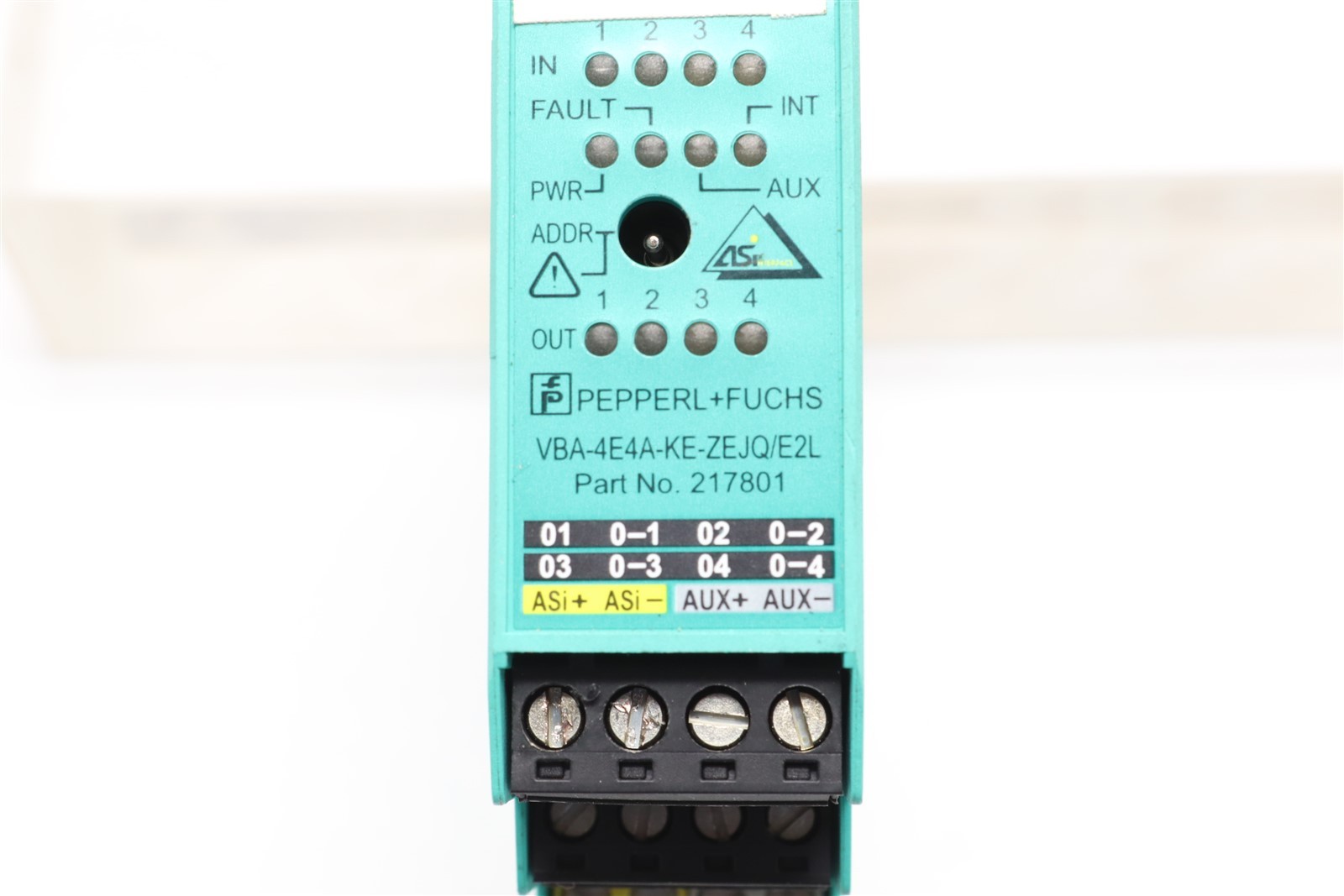 PEPPERL+FUCHS MODULE 217801 VBA-4E4A-KE-ZEJQ/E2L