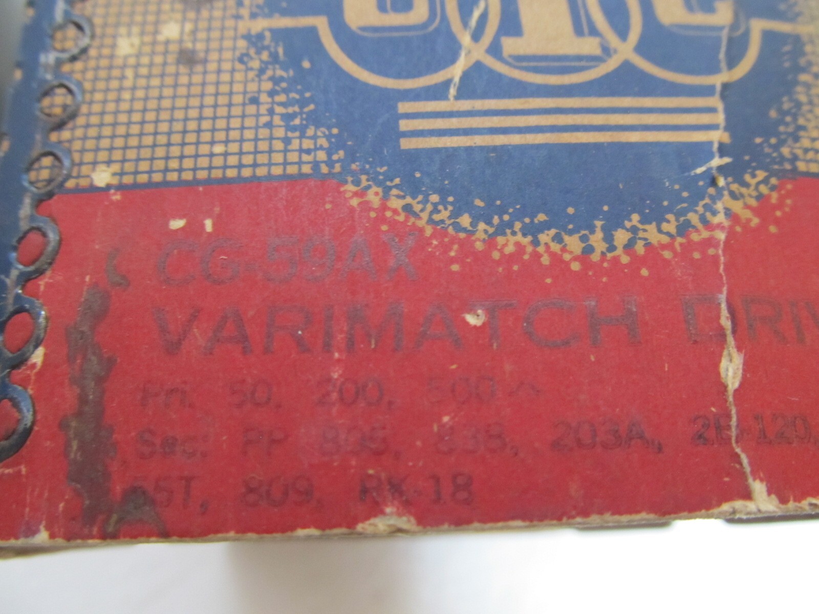 UTC Model CG-59AX VARIMATCH DRIVER Transformer
