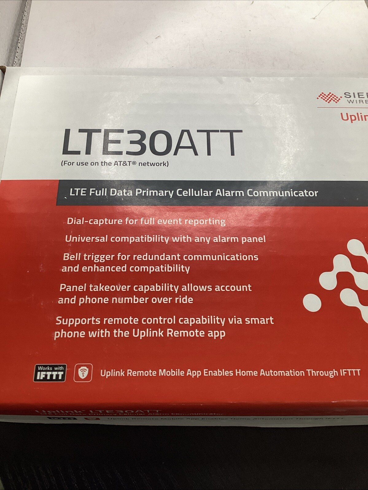 Sierra Wireless Uplink LTE30ATT Cellular Alarm Communicator 🟣 NEW