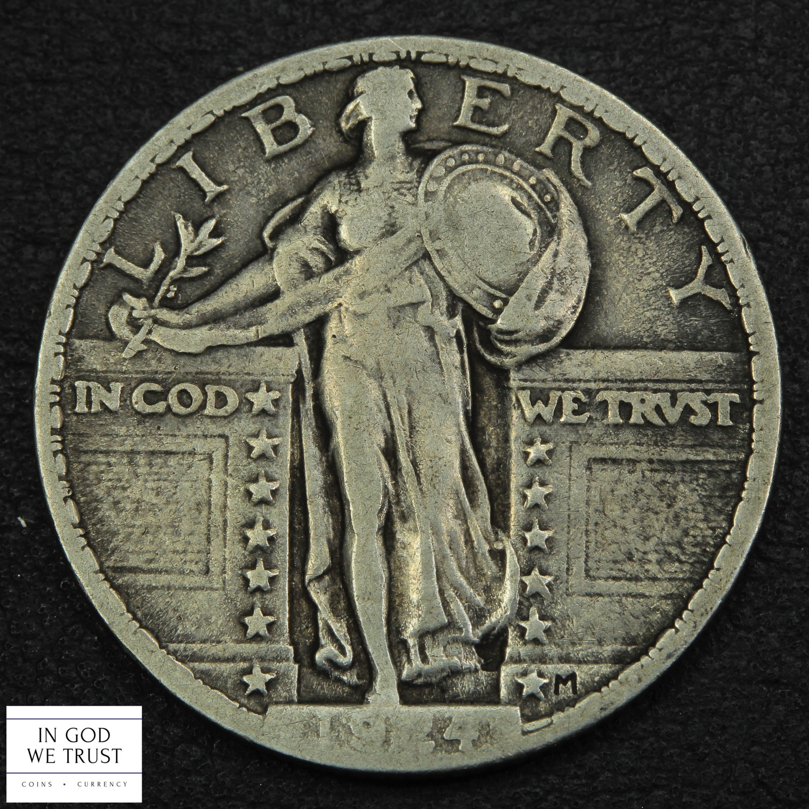 1924 Standing Liberty Silver Quarter 25C