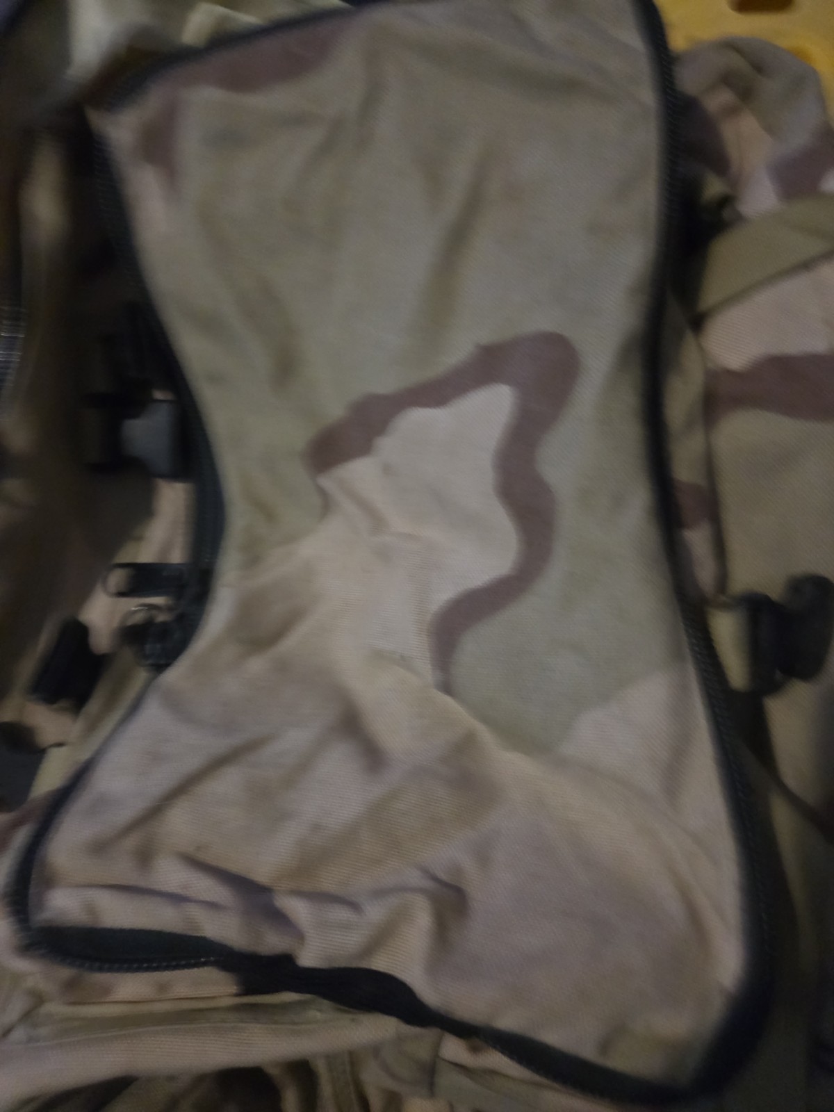 DCU Desert camouflage waterproof backpack USED