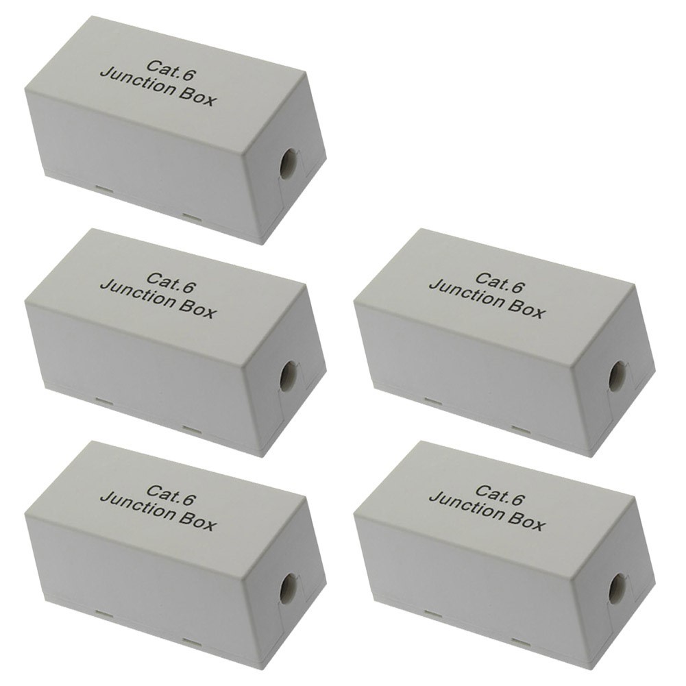 5 Pcs Cat6 Network LAN Ethernet Cable Krone & 110 Punch Down Junction Box