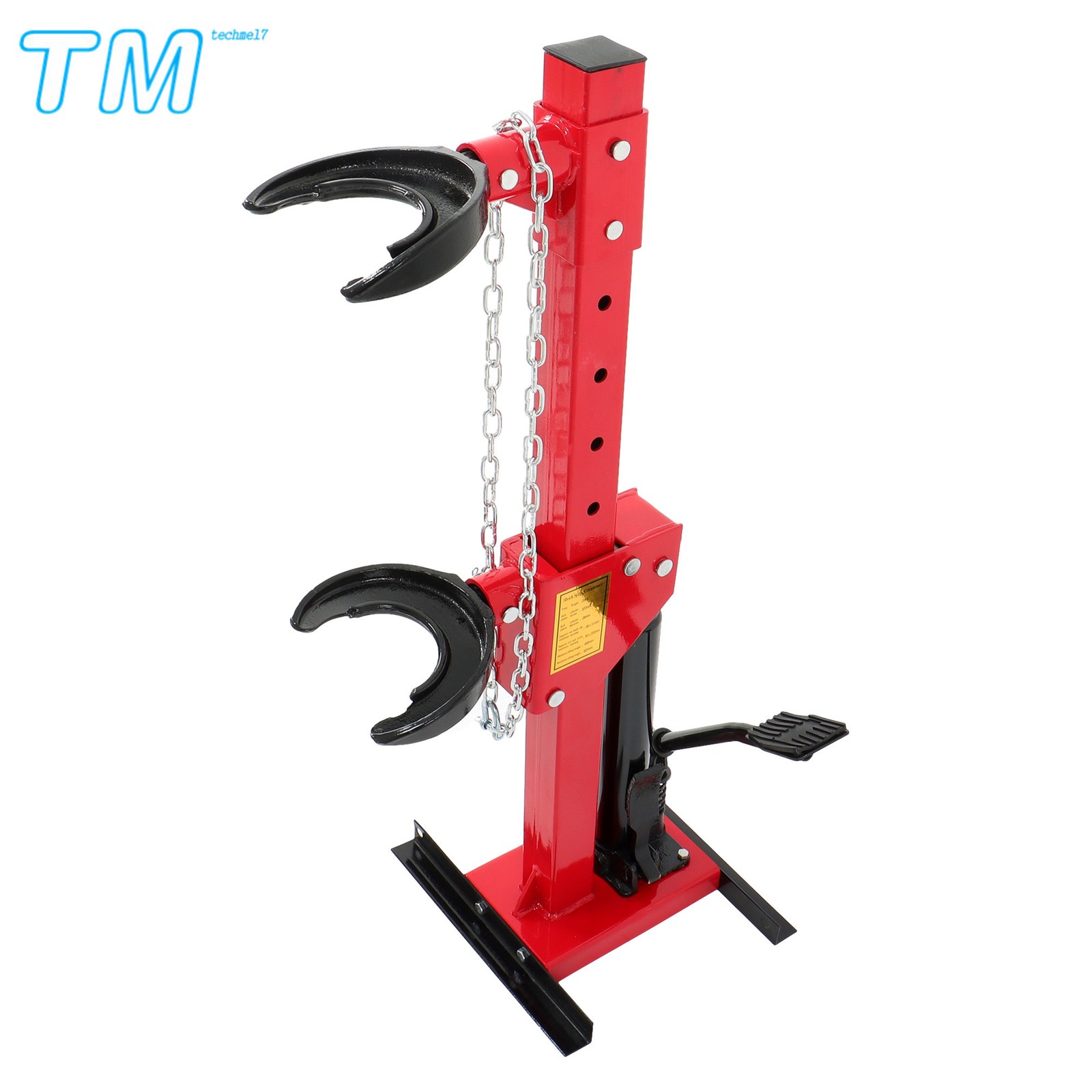 4.5T Coil Spring Compressor Auto Strut Hydraulic Compressor Removing Tool Red