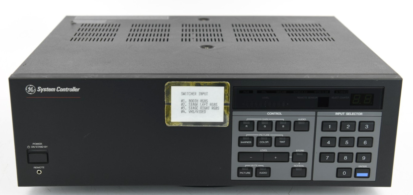 GE System Controller Model SC10 - RGB & Video Input Modules - For Parts