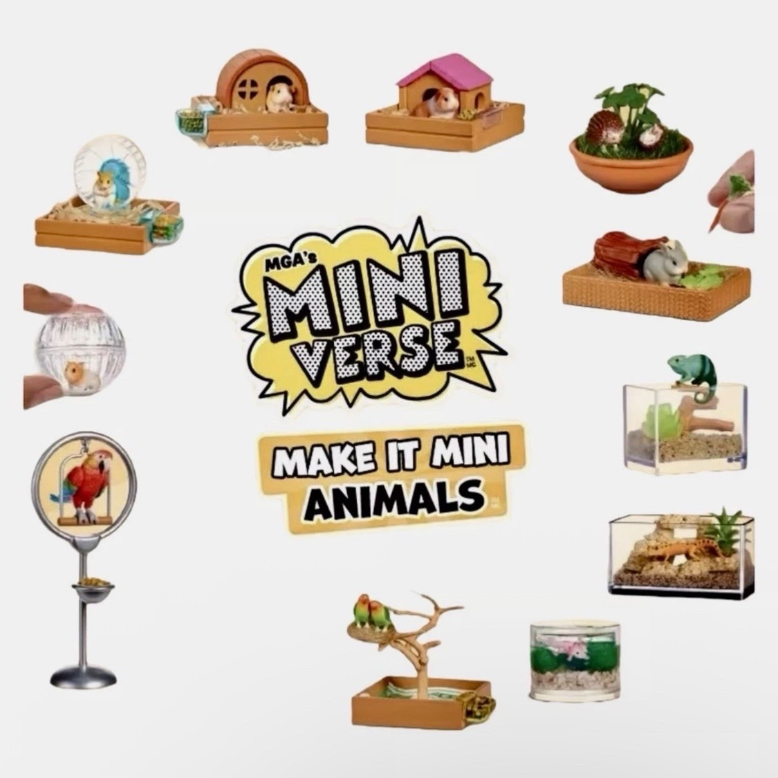 Miniverse Animals Series 1 Miniature Pet Store Dollhouse Dolls 1:6 You Pick