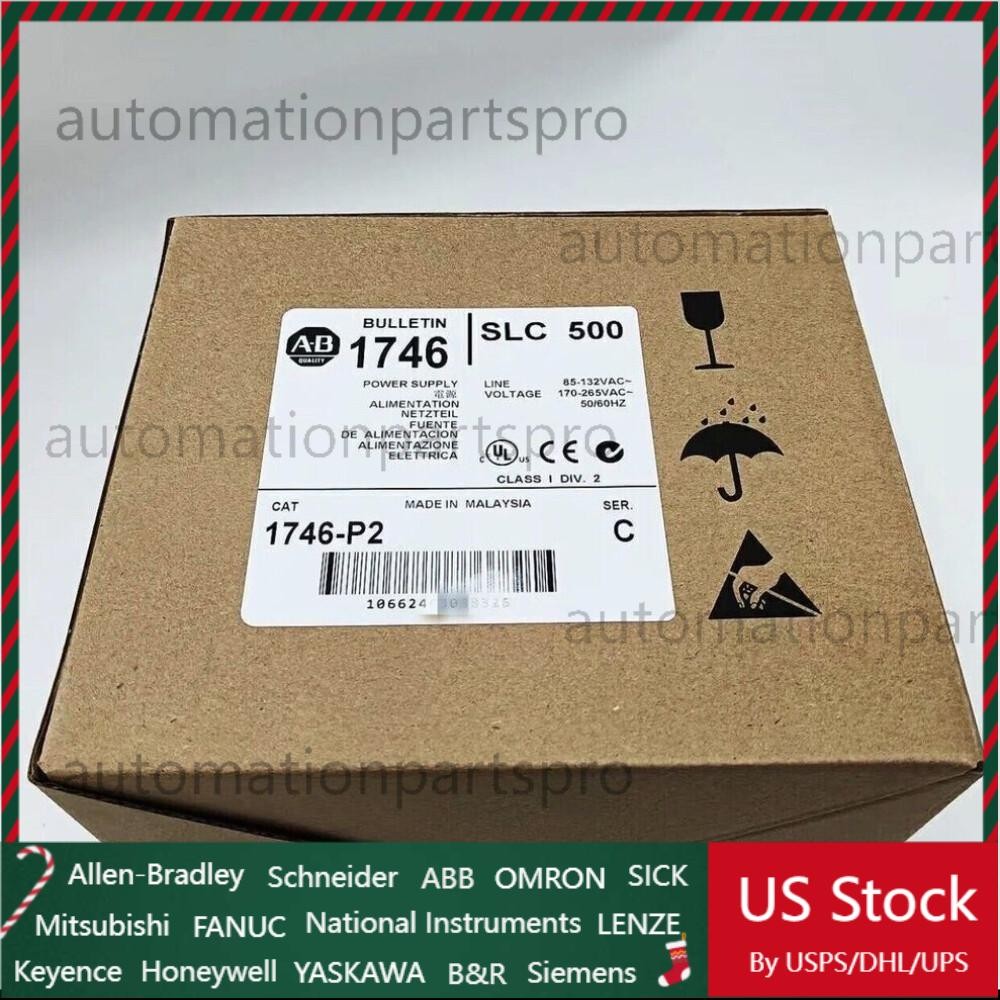 New Factory Sealed AB 1746-P2 Chassis Power Supply PLC 1746-P2 STOCK US Free Tax