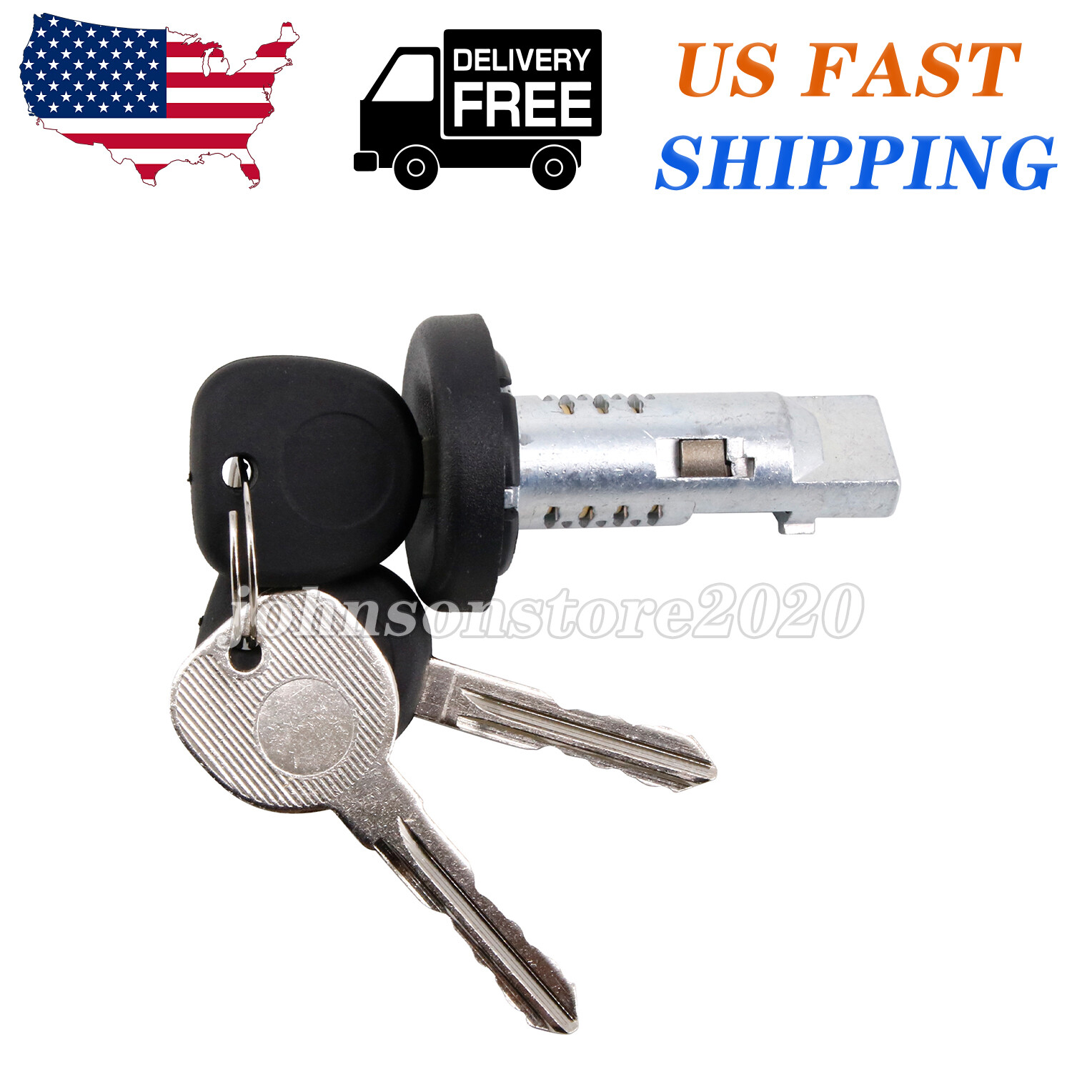 New Ignition Switch Lock Cylinder & 2 Keys for Buick LaCrosse Lucerne Century