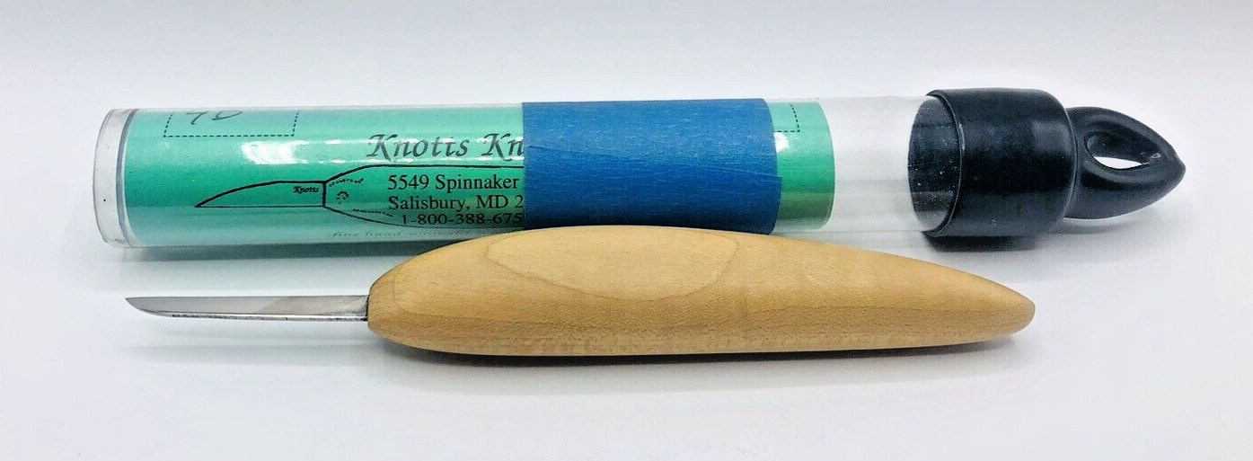 ORIGINAL KNOTTS KNIVES WOOD CARVING KNIFE WOODCARVING rare whittling bird decoy