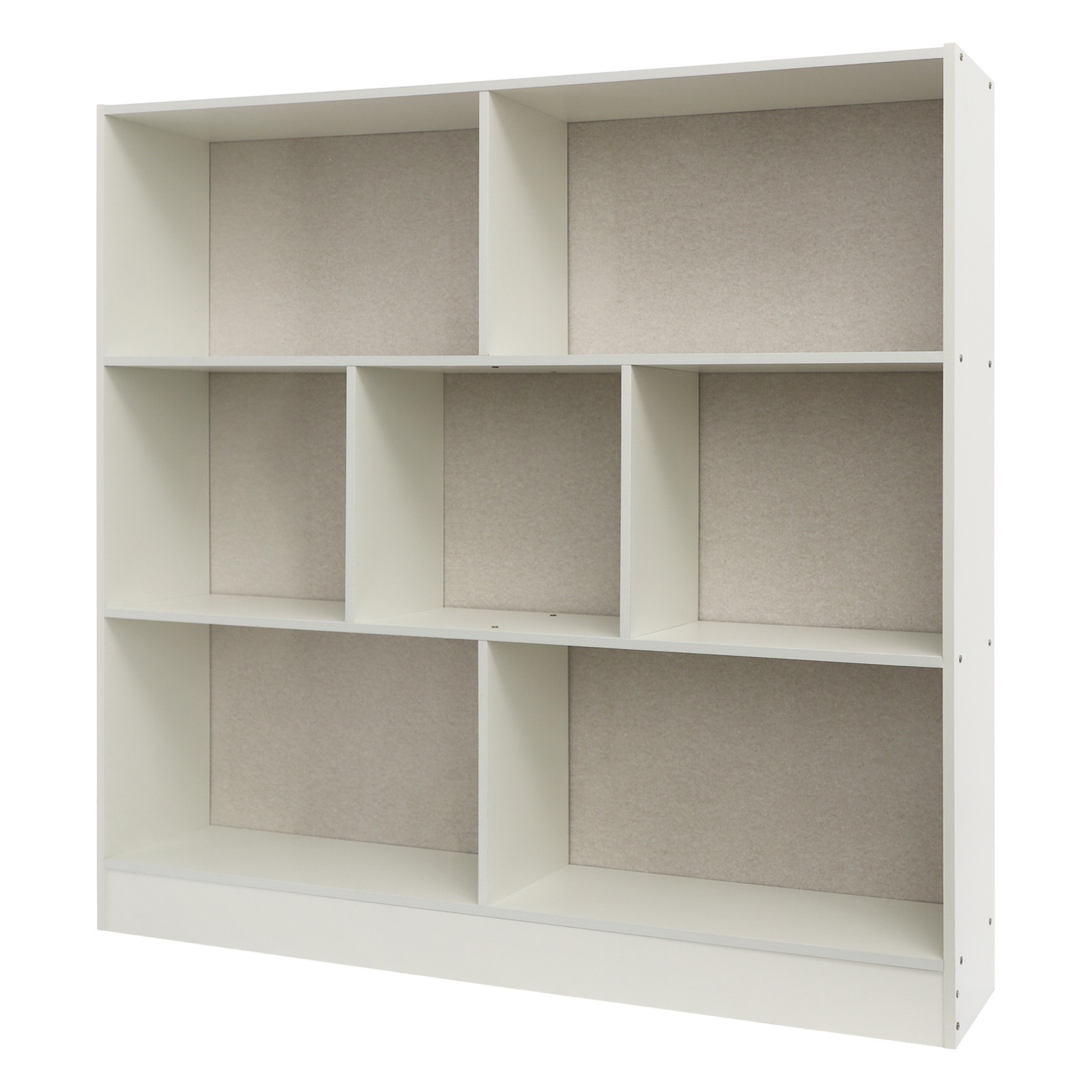 3-tier Open Shelf Bookcase 7 Cubes Storage Shelf For Home Organizer and Display