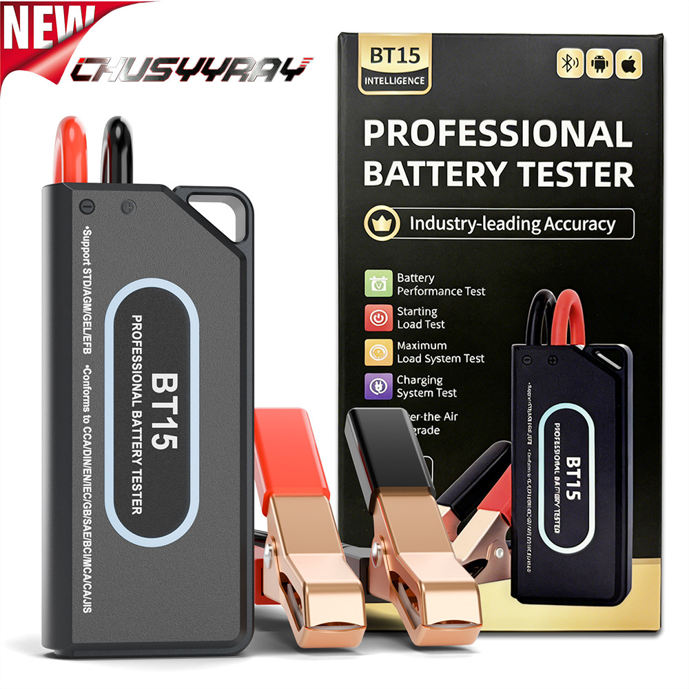 BT15 Battery Tester OTA Upgrade Multi-Color Breathing Lights Modern Design