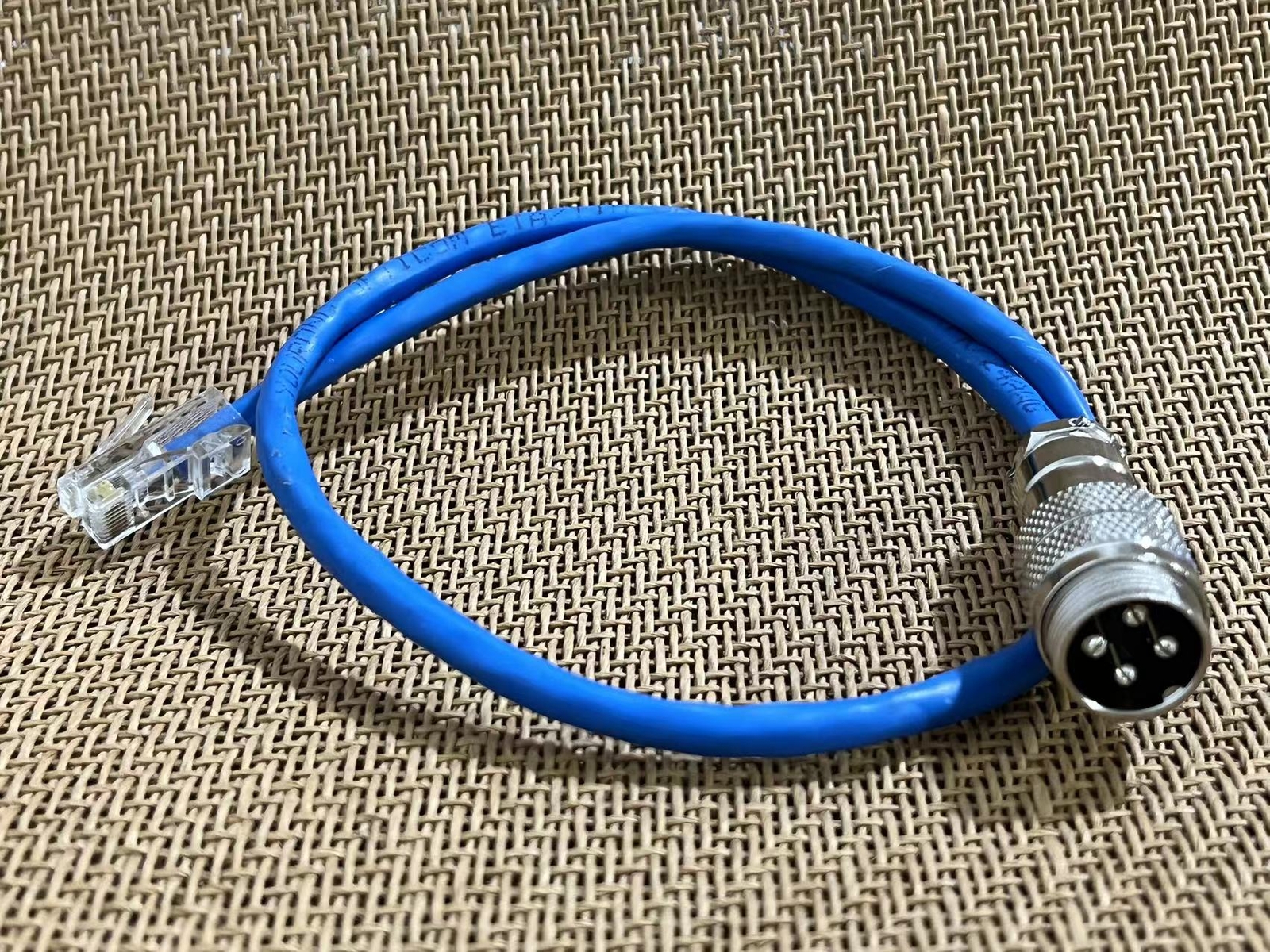 Yaesu/Cobra 4 Pin Microphone to Anytone AT-5555N RJ-45 8 Pin Radio Adapter Cord