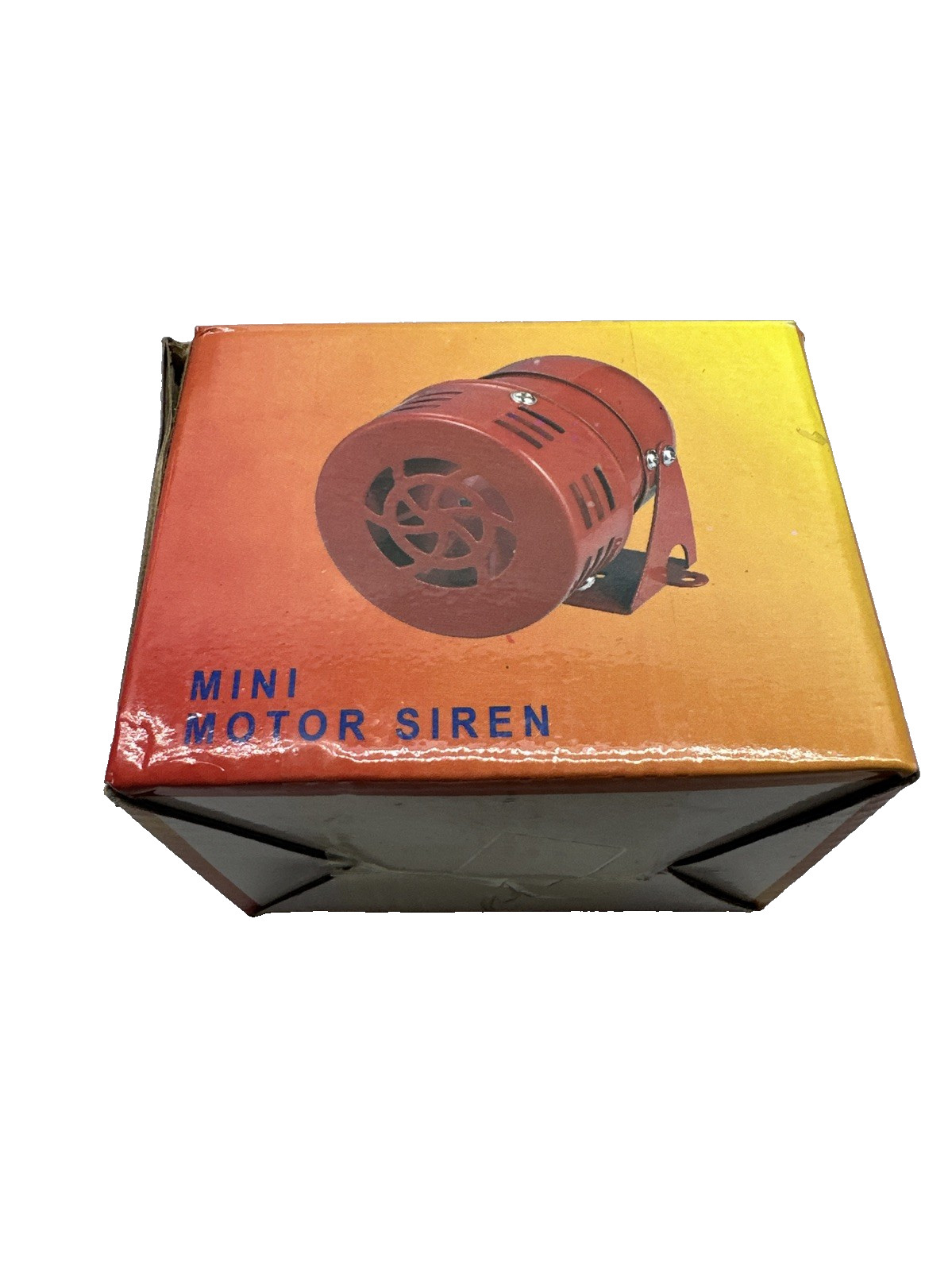 Mini Motor Siren 120 Volts Red Air Raid Siren Home Bugular Alarm Auto Boat