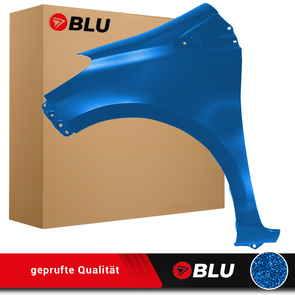 Fender For Toyota Yaris 3 XP130 8T7 Left Blue 11-20 Front Painted New