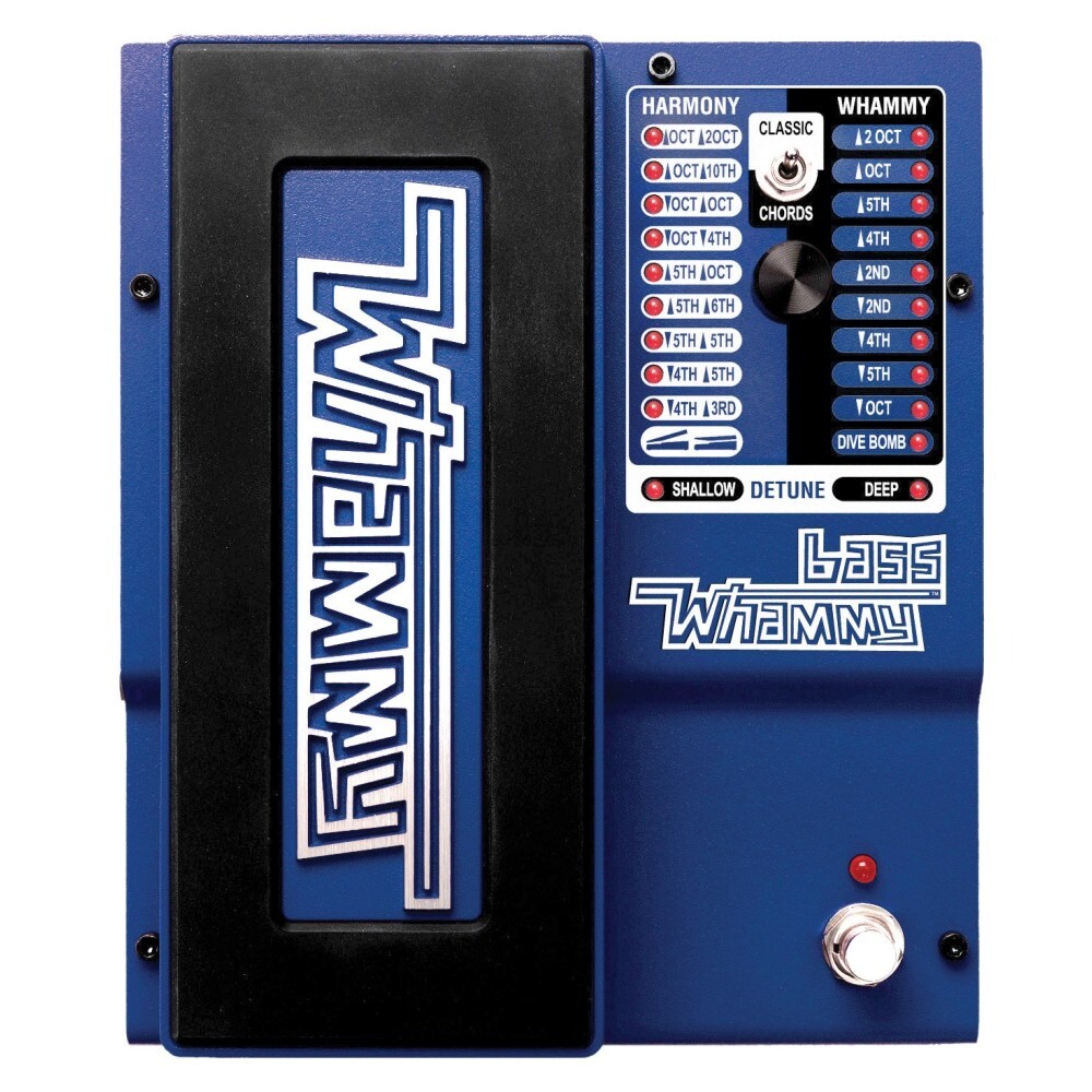 DIGITECH BASS WHAMMY Pitch-Shifting Polyphonic Chord MIDI FX Pedal
