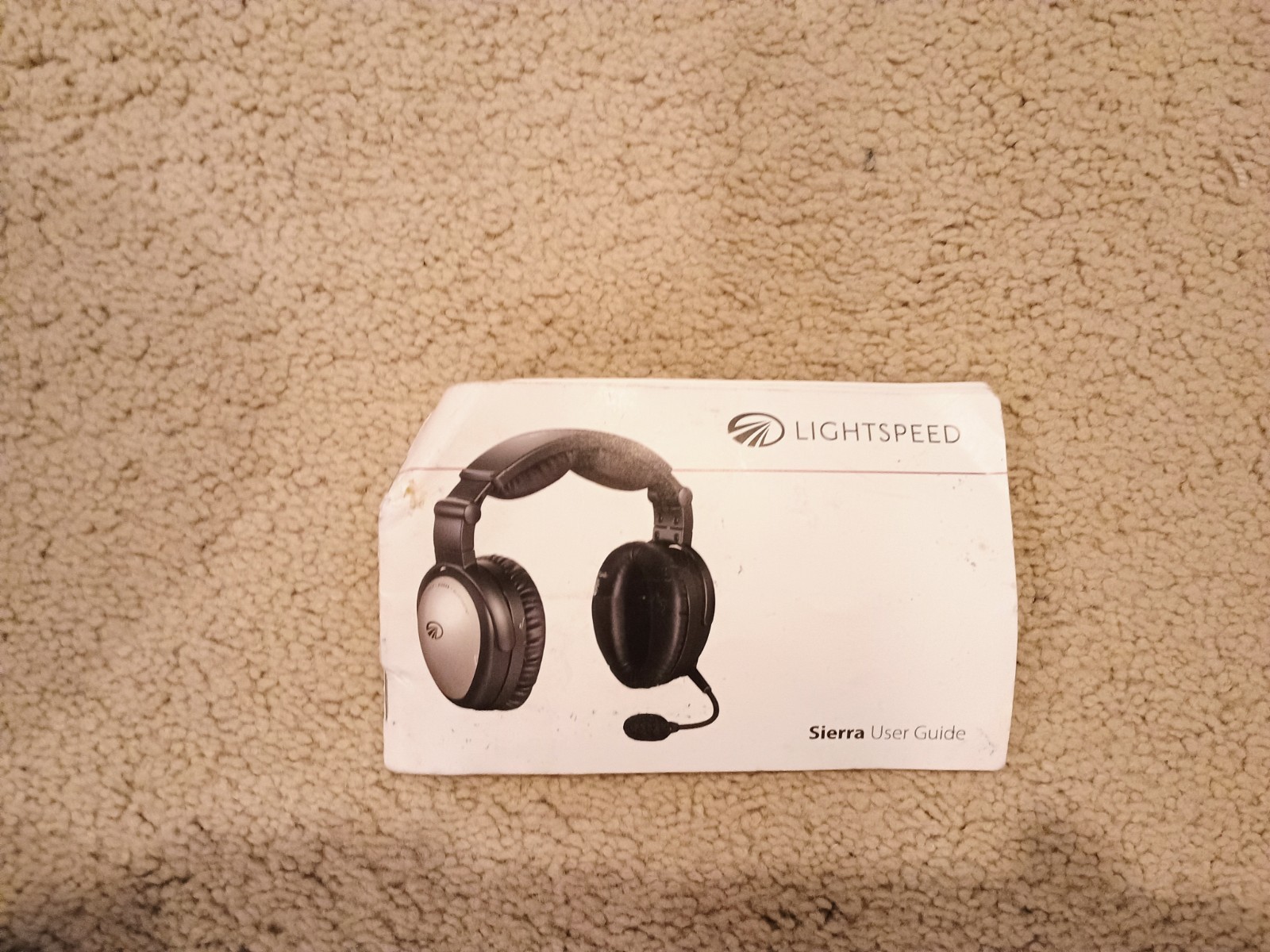 Lightspeed Sierra ANR Aviation Headset - Bluetooth - Dual Plug