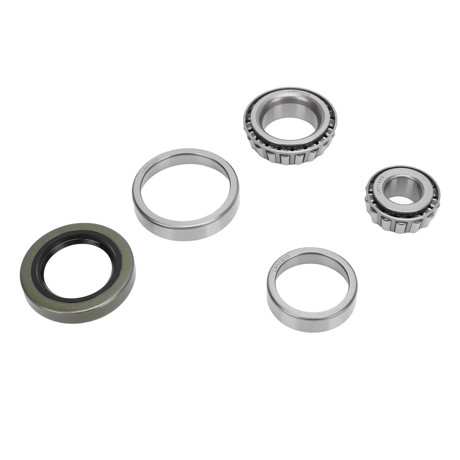 Trailer Axle Hub Bearings Set 5PCS Trailer Wheel Bearing Kit For 1-1/4in 3/ YVVW