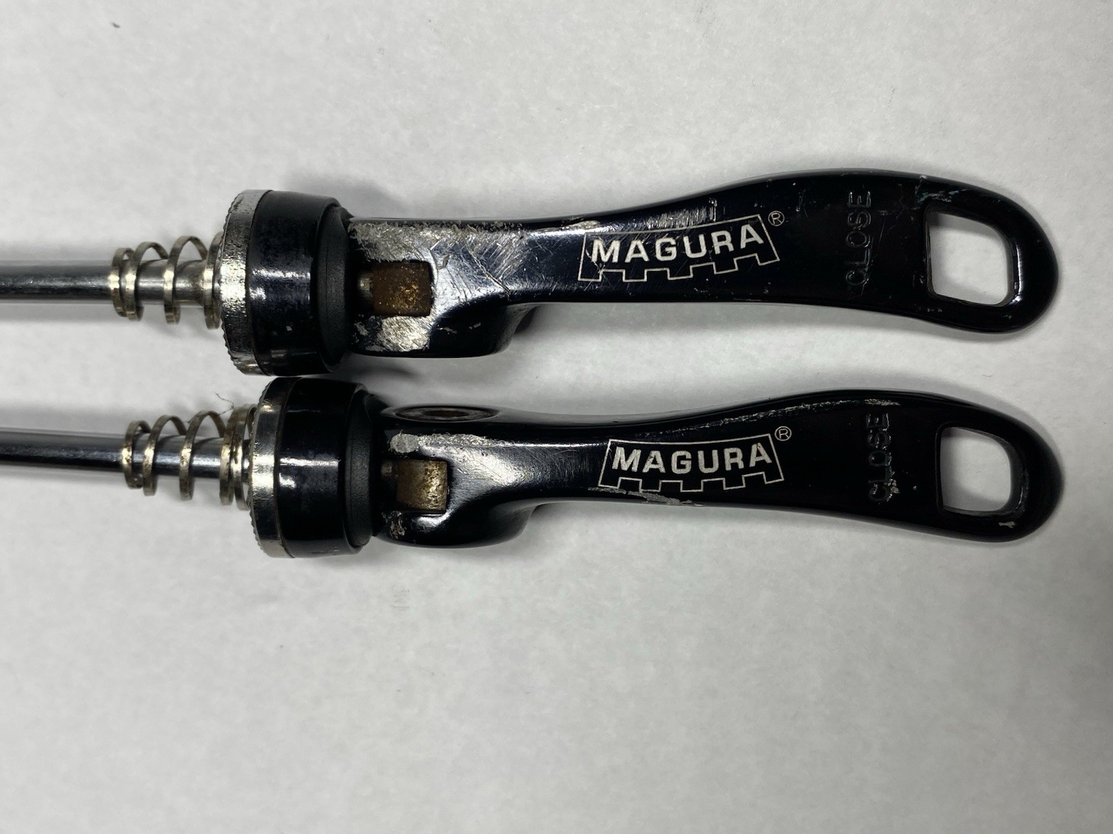 Magura Pro Hub QR Skewers Front Rear Pair Black Quick Release MTB Wheel 90s MTB