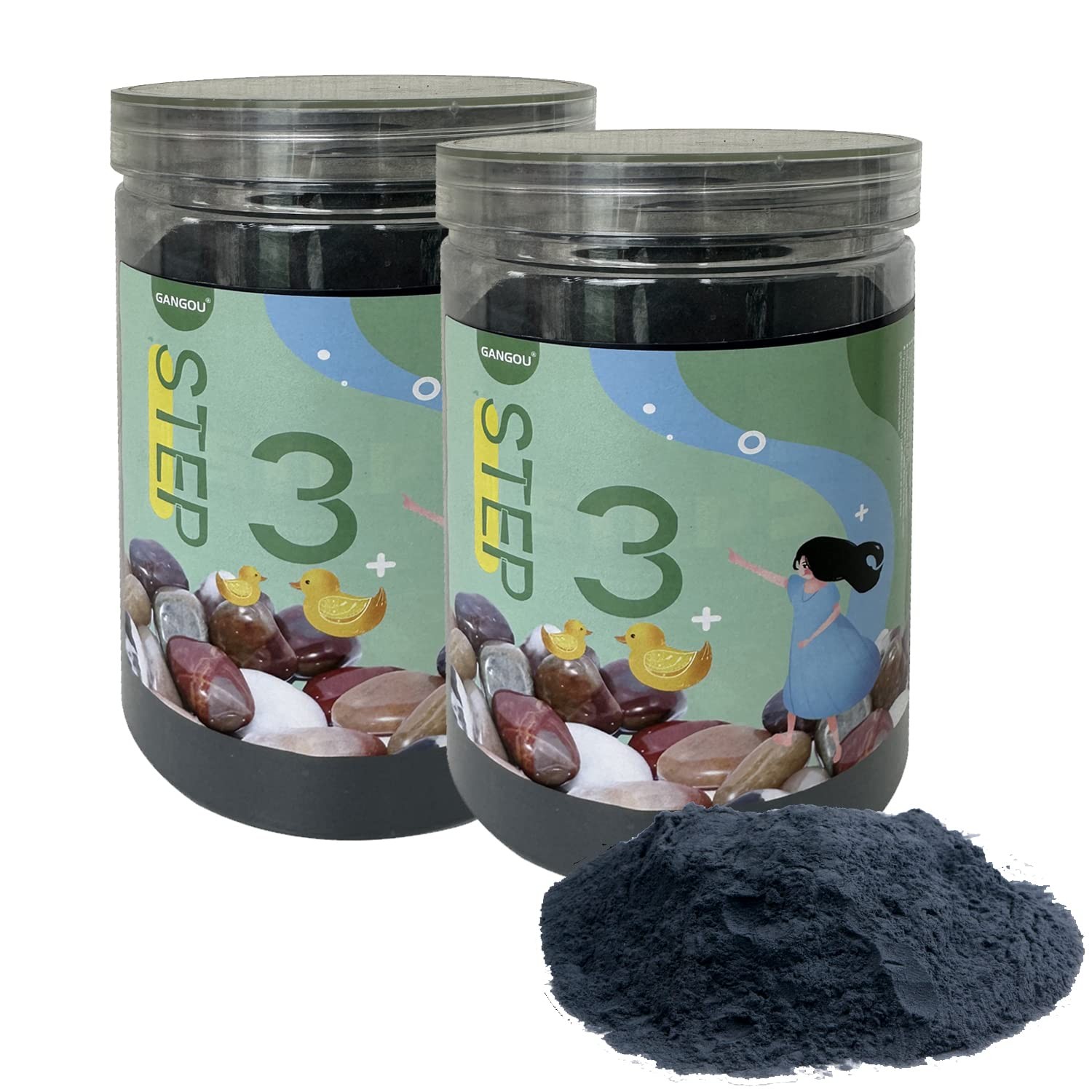 4 lbs Tumbler Media Grit,Rock Polishing Grit Media, Works with STEP3 - 4LB