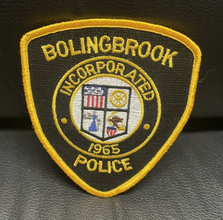 BOLINGBROOK, ILLINOIS, POLICE DEPARTMENT PATCH -POLICE UNITY TOUR