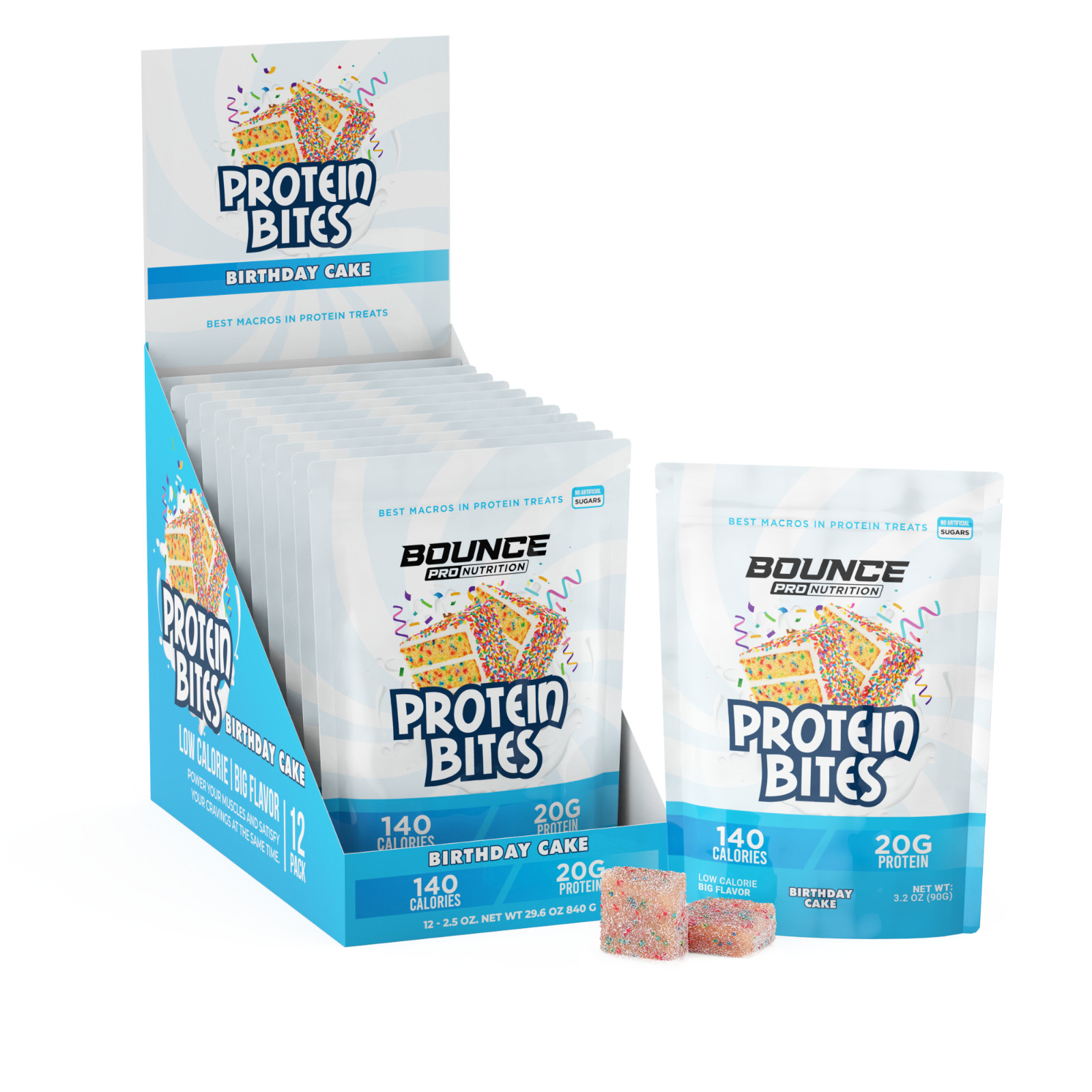 Protein Bite Gummies - 20G Per Bag - 140 Calories