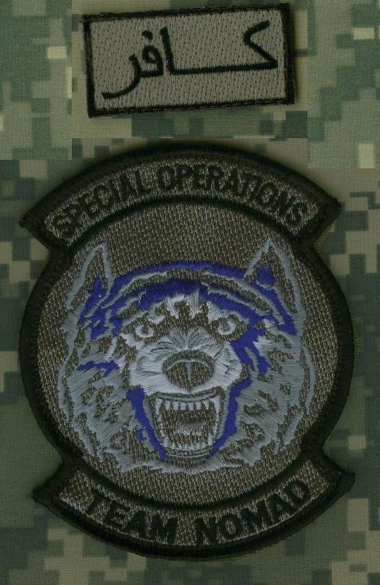 JSOC JOINT TASK FORCE ODA SEAL SPECIAL WARFARE vêlkrö 2-PATCH: كافر TEAM NOMAD