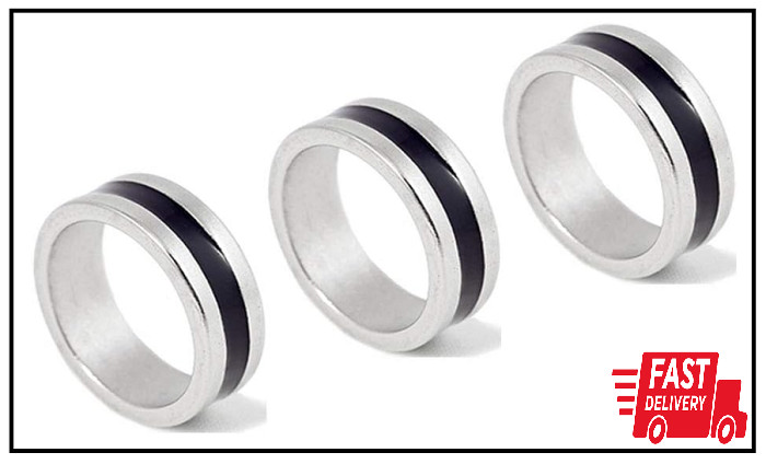 3 Pcs Different Size Strong Magnetic Ring PK Magic Tricks Pro Magic Props