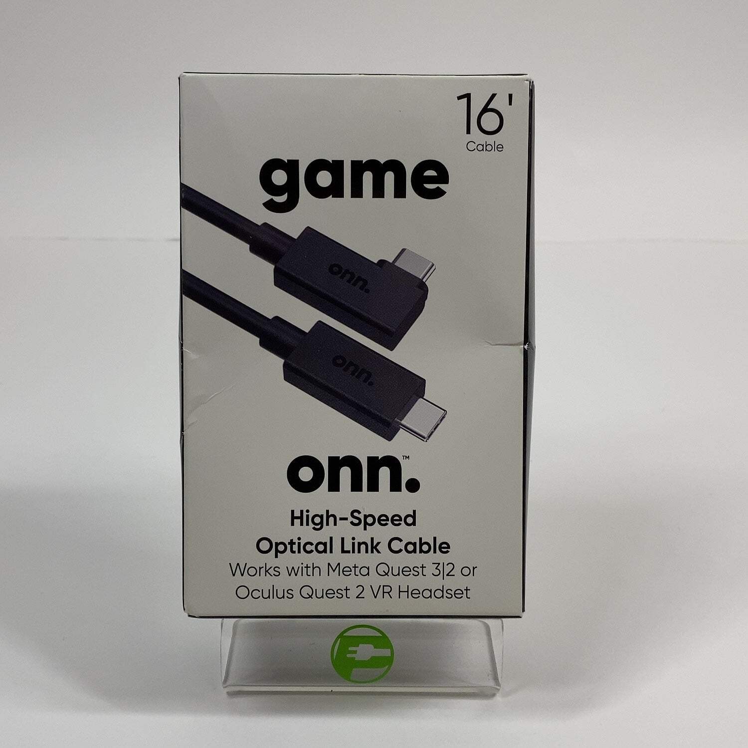 onn. 16' High-Speed Optical Link Cable 10gbps Transfer Speeds Link Cables