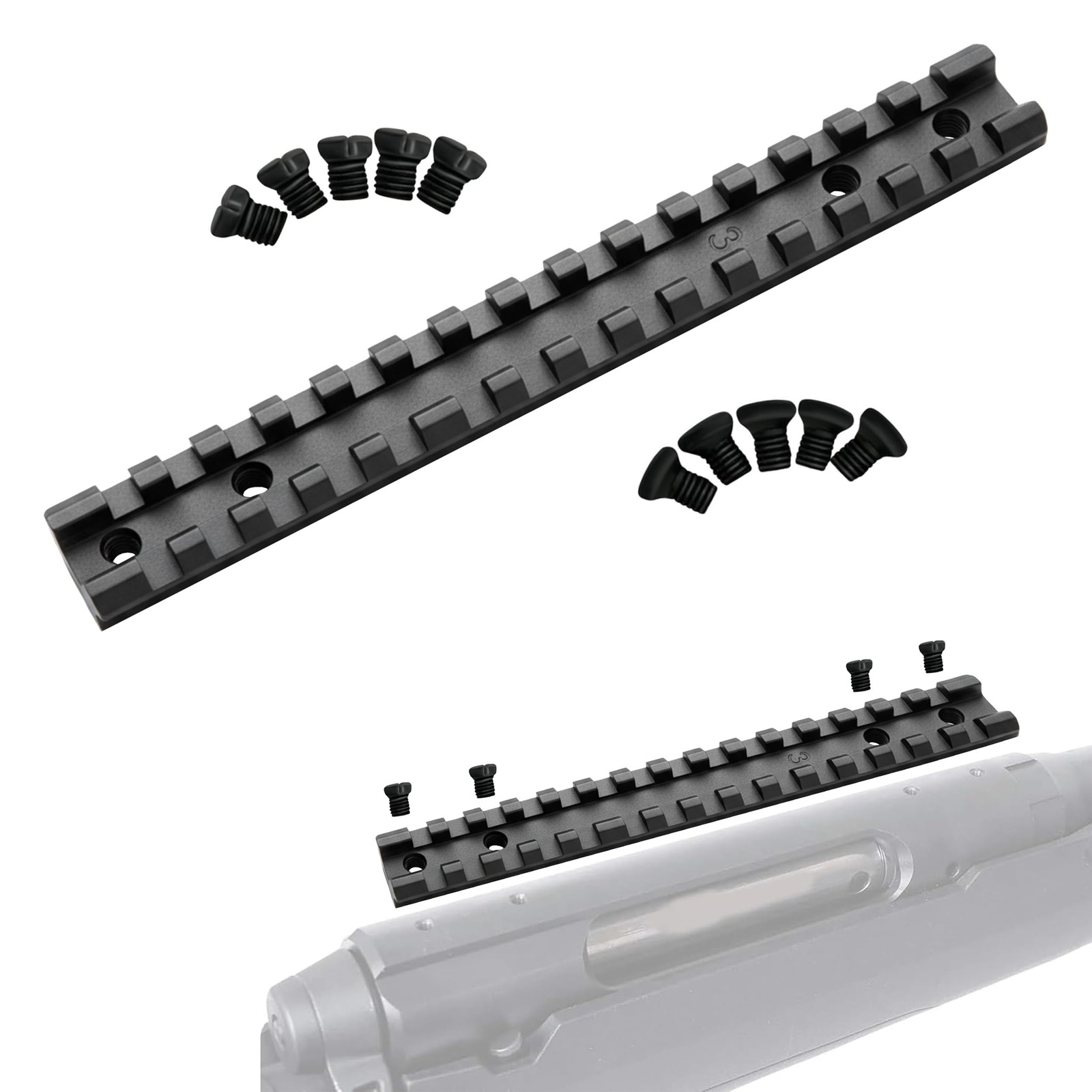 GOTICAL Picatinny Rail Mount for Savage Axis/Edge Rifles